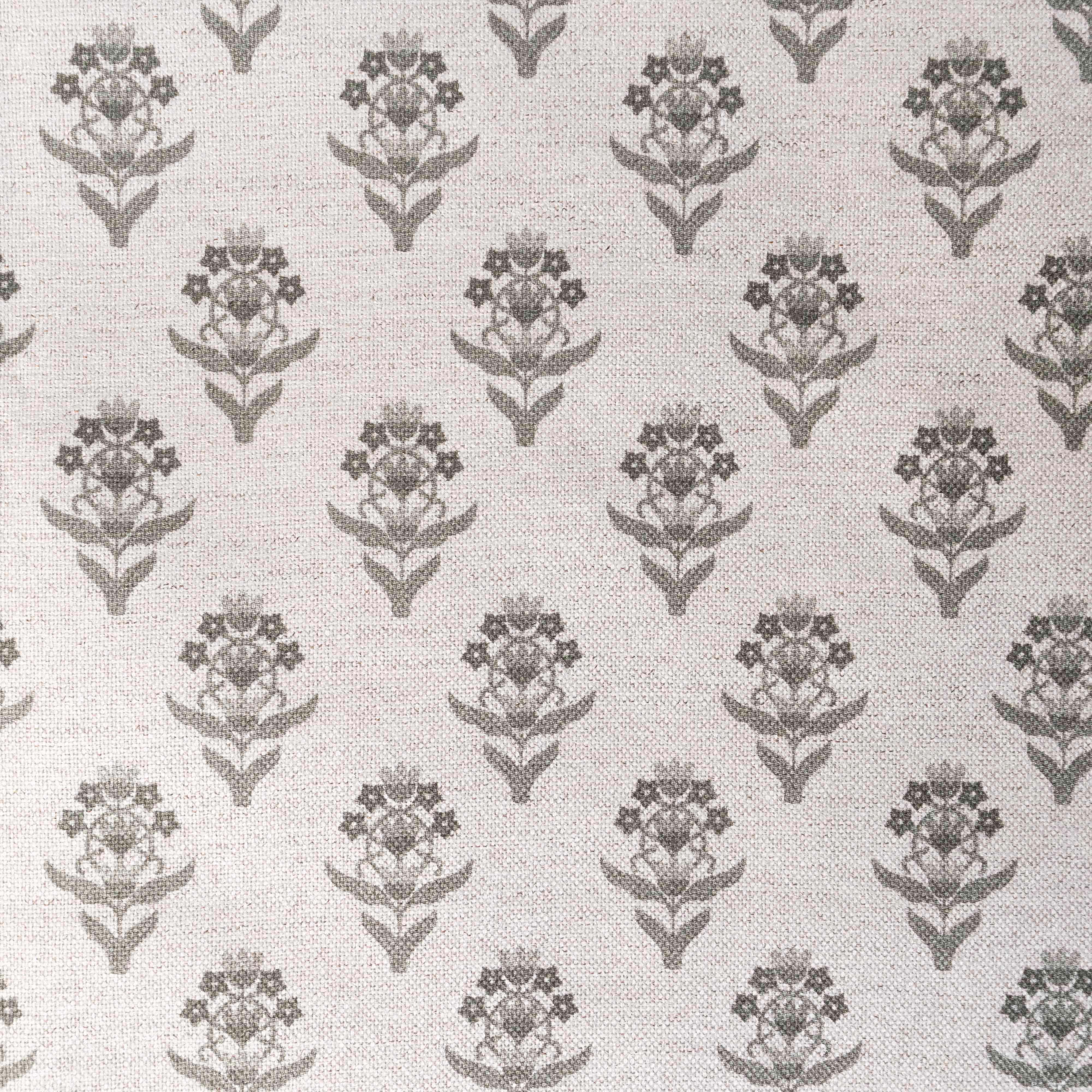 LINEN  FLOR DE LIS VERDE D05 C09