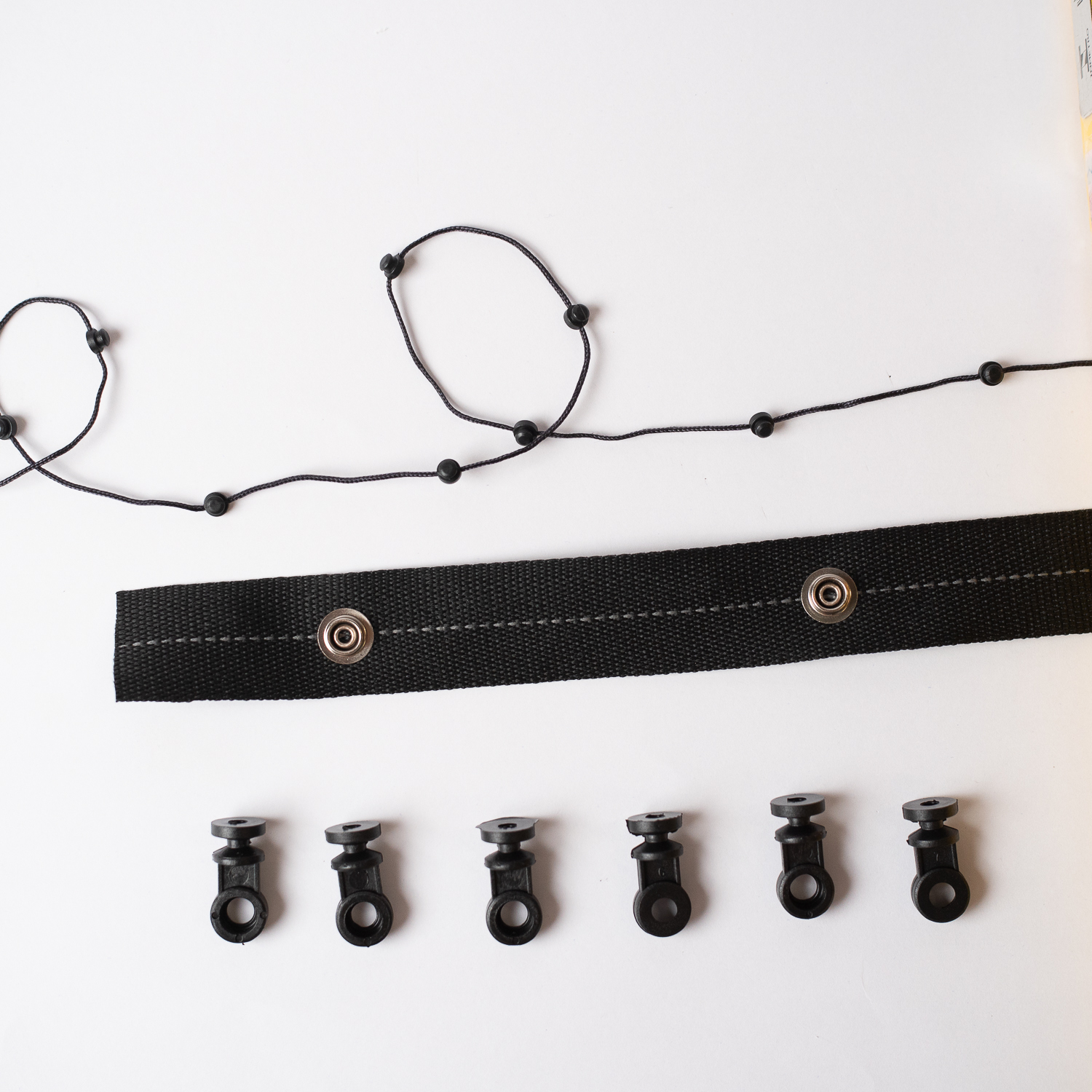 KIT CORTINA WAVE REGULAR PRETA