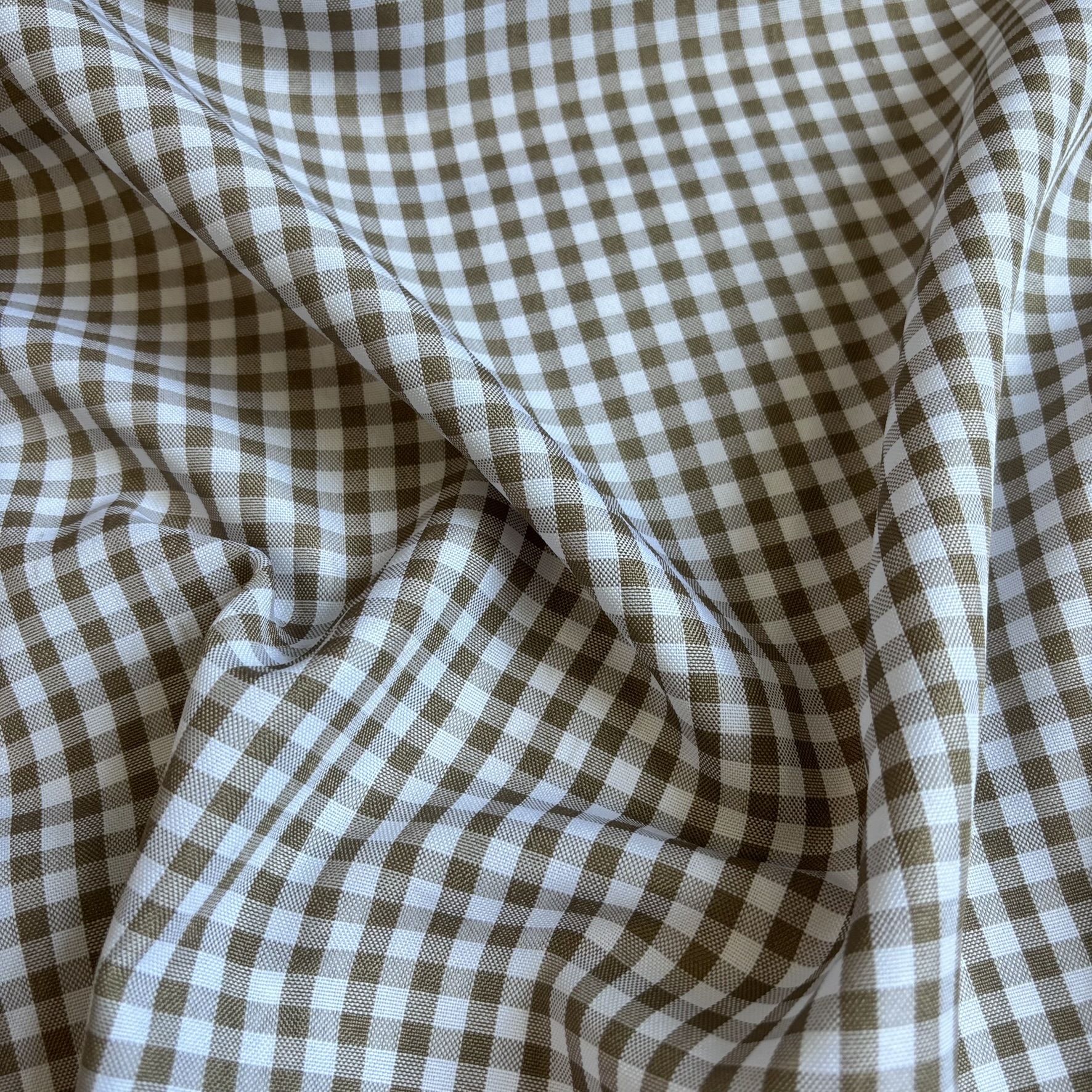 OXFORD XADREZ MIÚDO BEGE