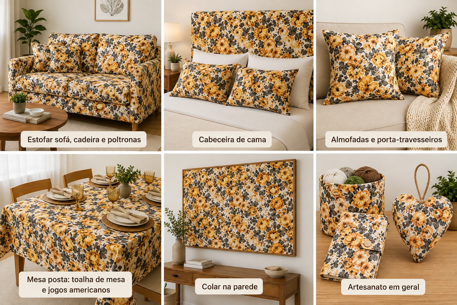 BELIZE FLORAL AMARELO