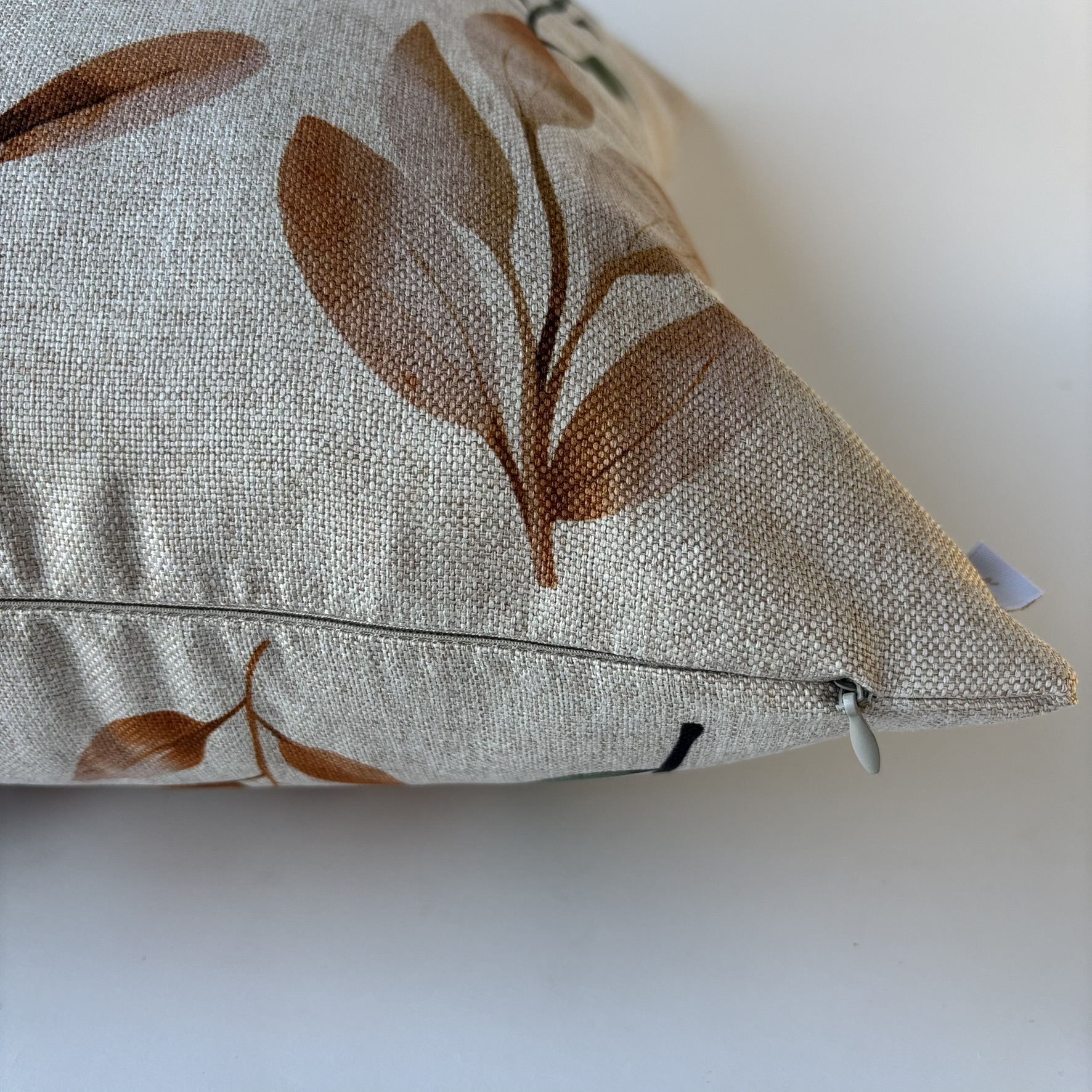 CAPA ALMOFADA FLOR TERRA VERDE 43X43