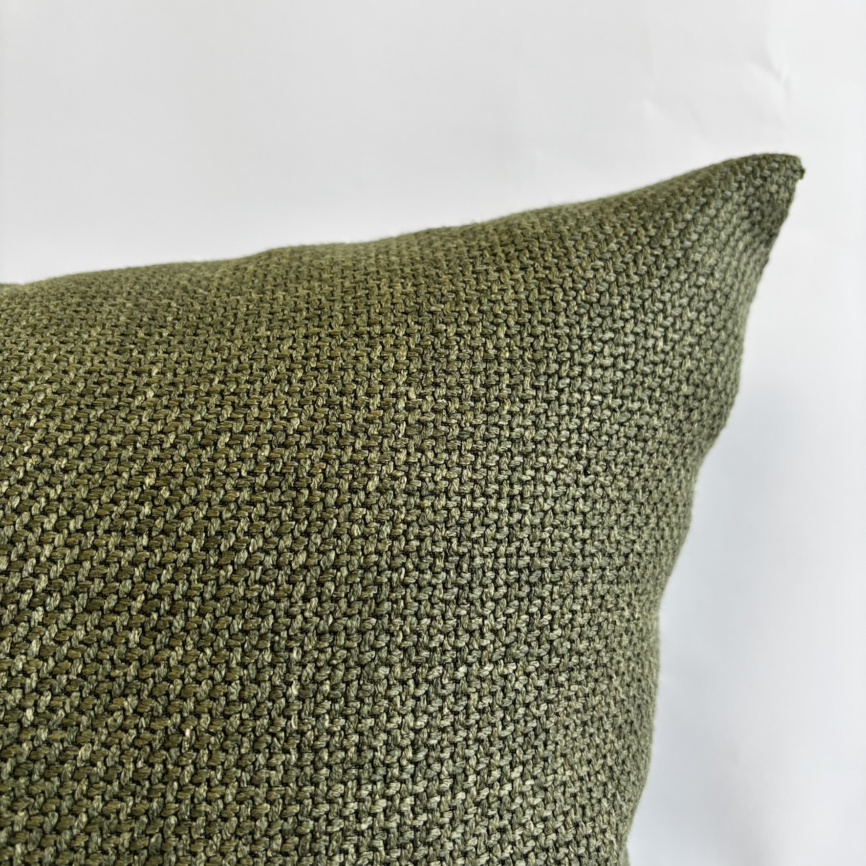 CAPA PARA ALMOFADA 50 X 50 CM  TRAMADO BRAQUE VERDE ESCURO