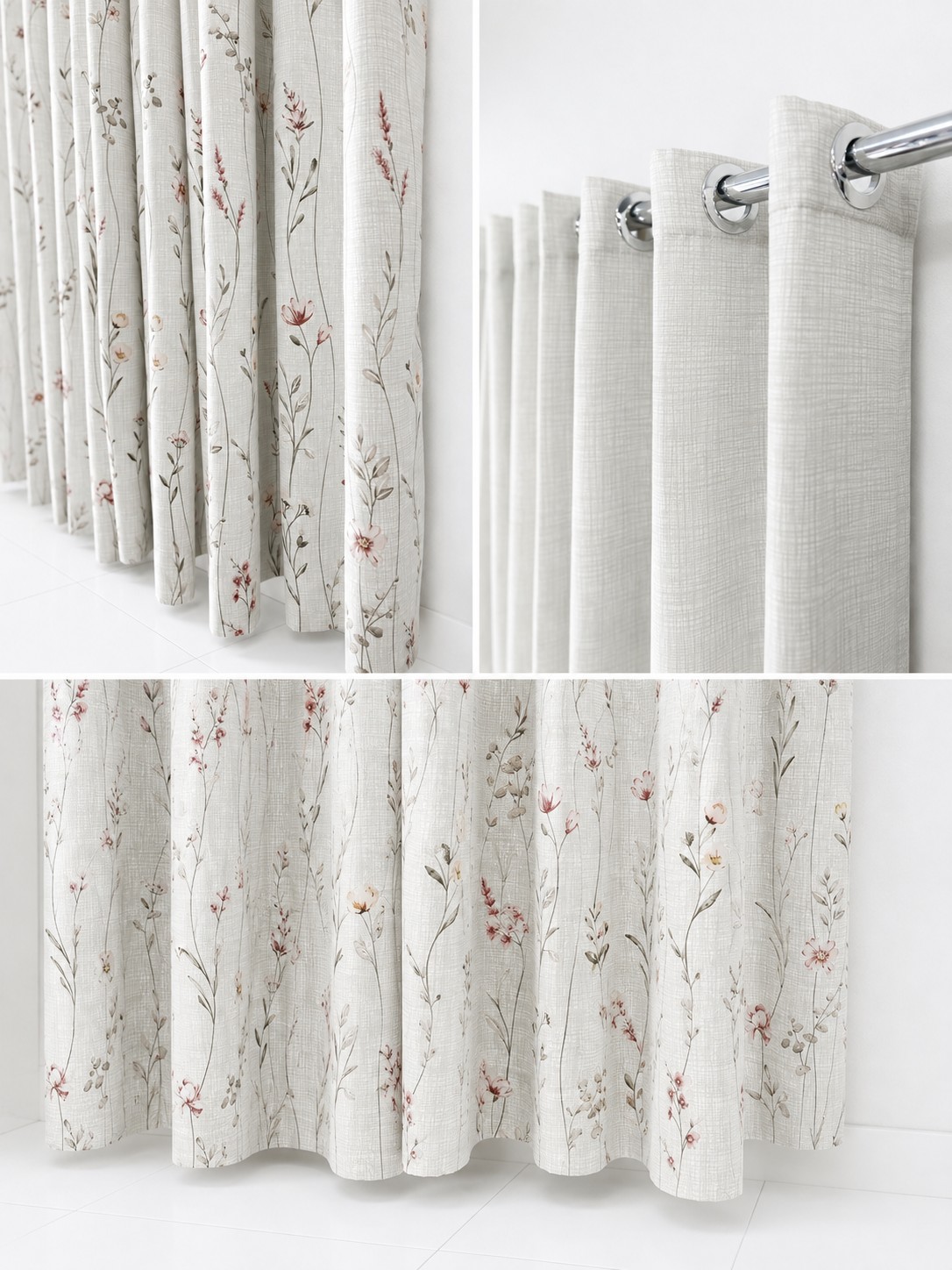 CORTINA DE ILHÓS ESTAMPA AMÉLIA 4,30M X 2,50M 
