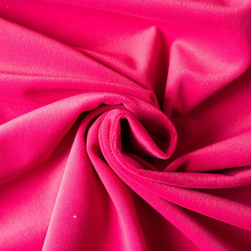 TECIDO VELUDO SUEDE ROSA PINK PARA DECORAÇÃO