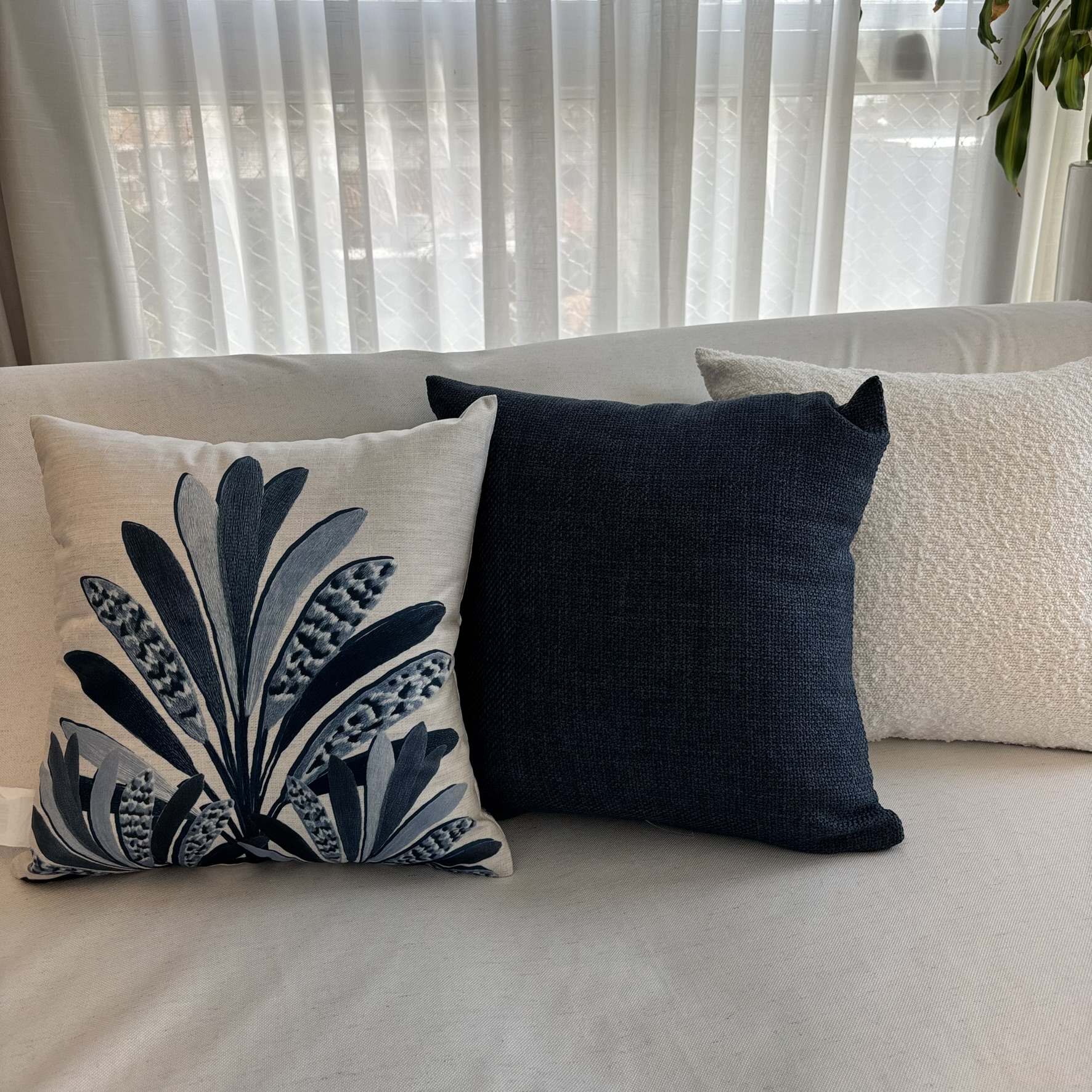 CONJUNTO ALMOFADAS AZUL 6