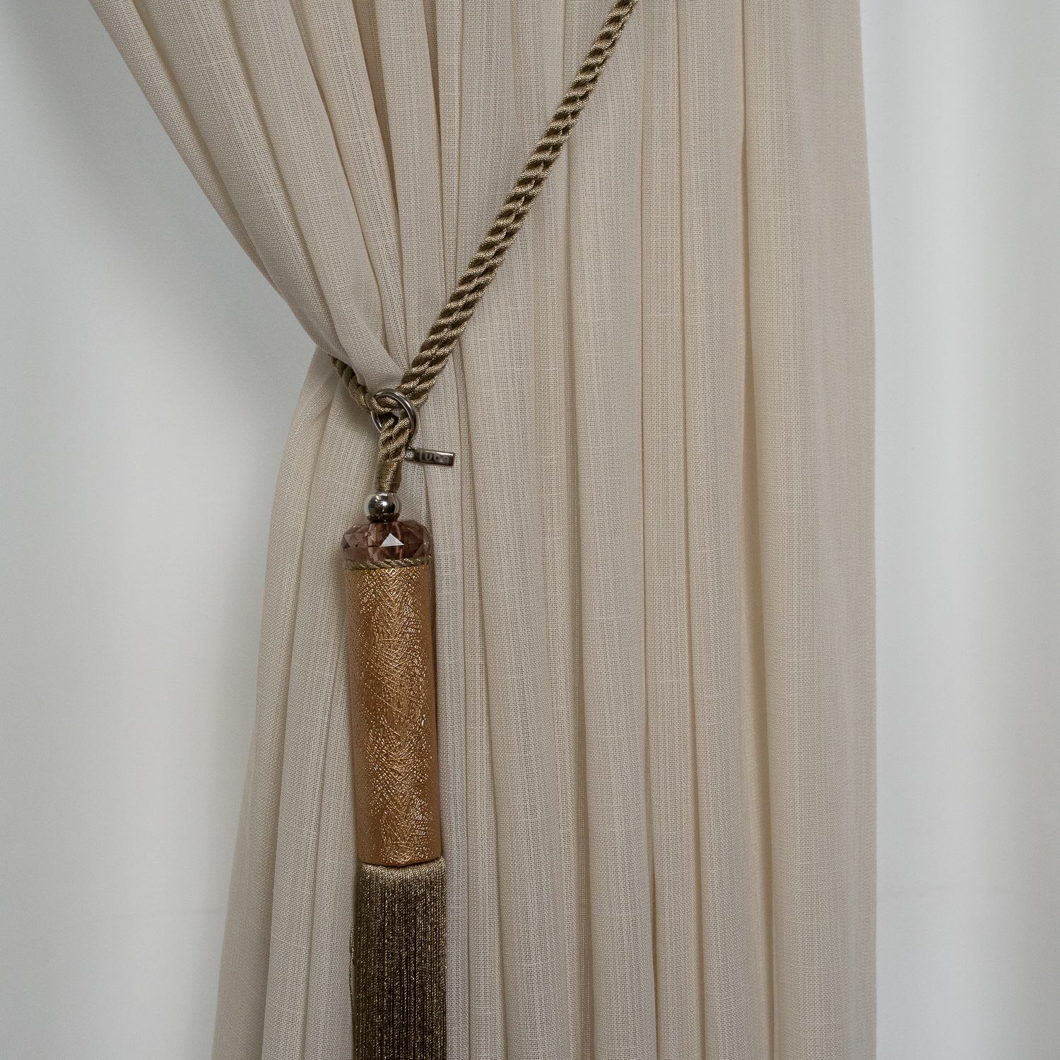 BRAÇADEIRA  PARA CORTINA DOURADO