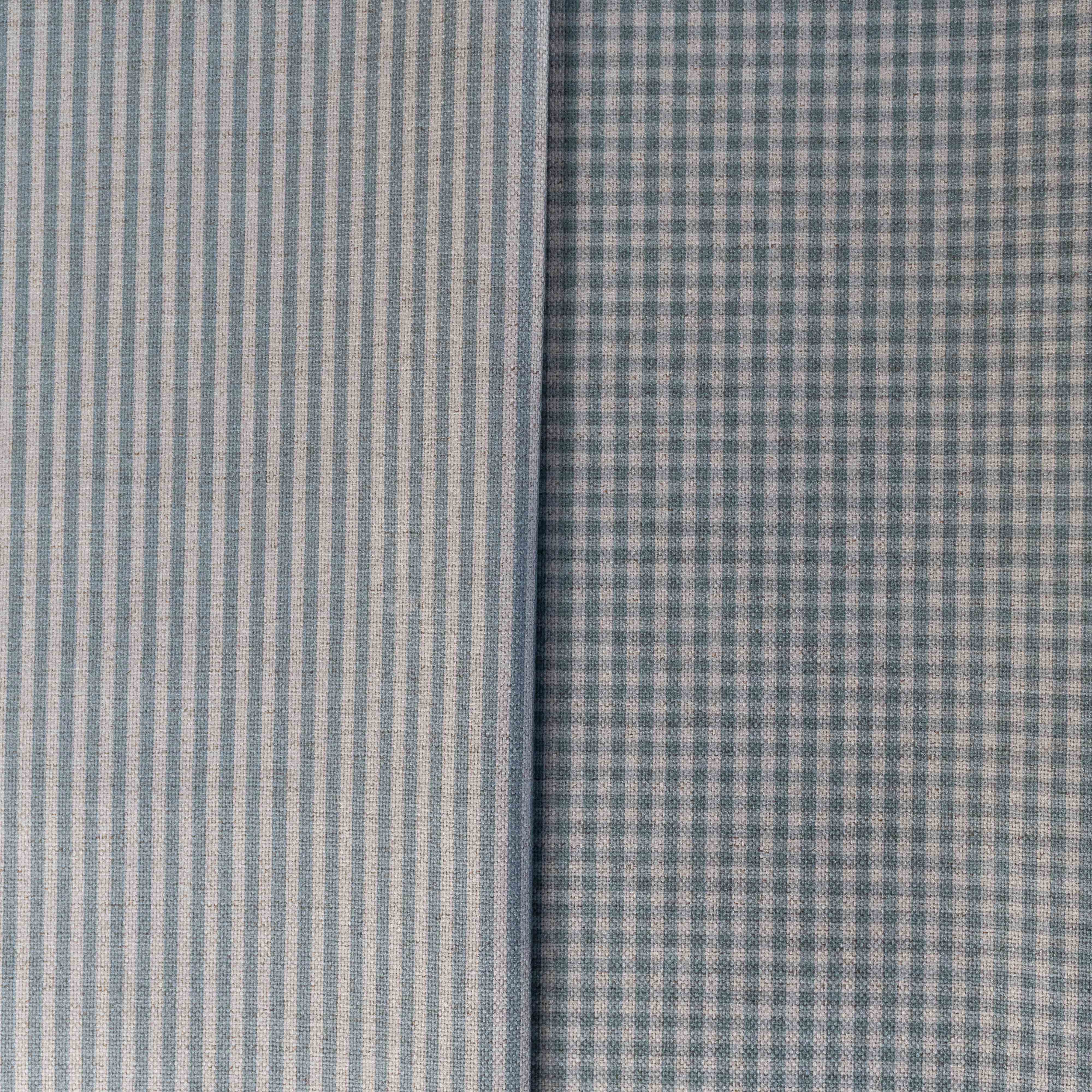 LINEN  XADREZ PEQUENO VERDE ÁGUA D02 C21