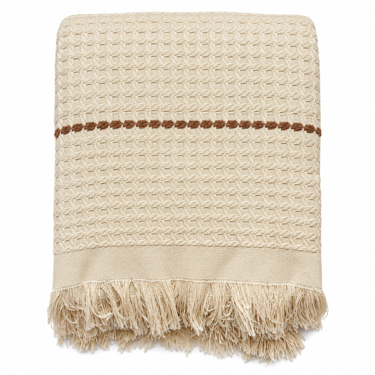 MANTA LOLA 1.50X2.10M - marfim com fendi