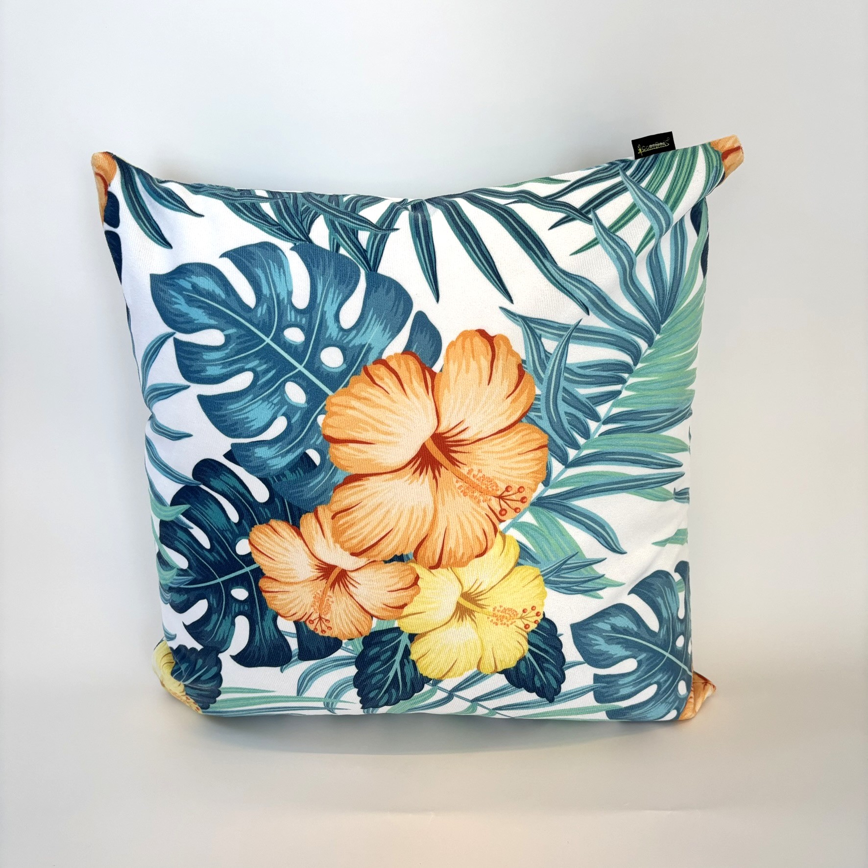 CAPA ALMOFADA ESTAMPADA AZUL