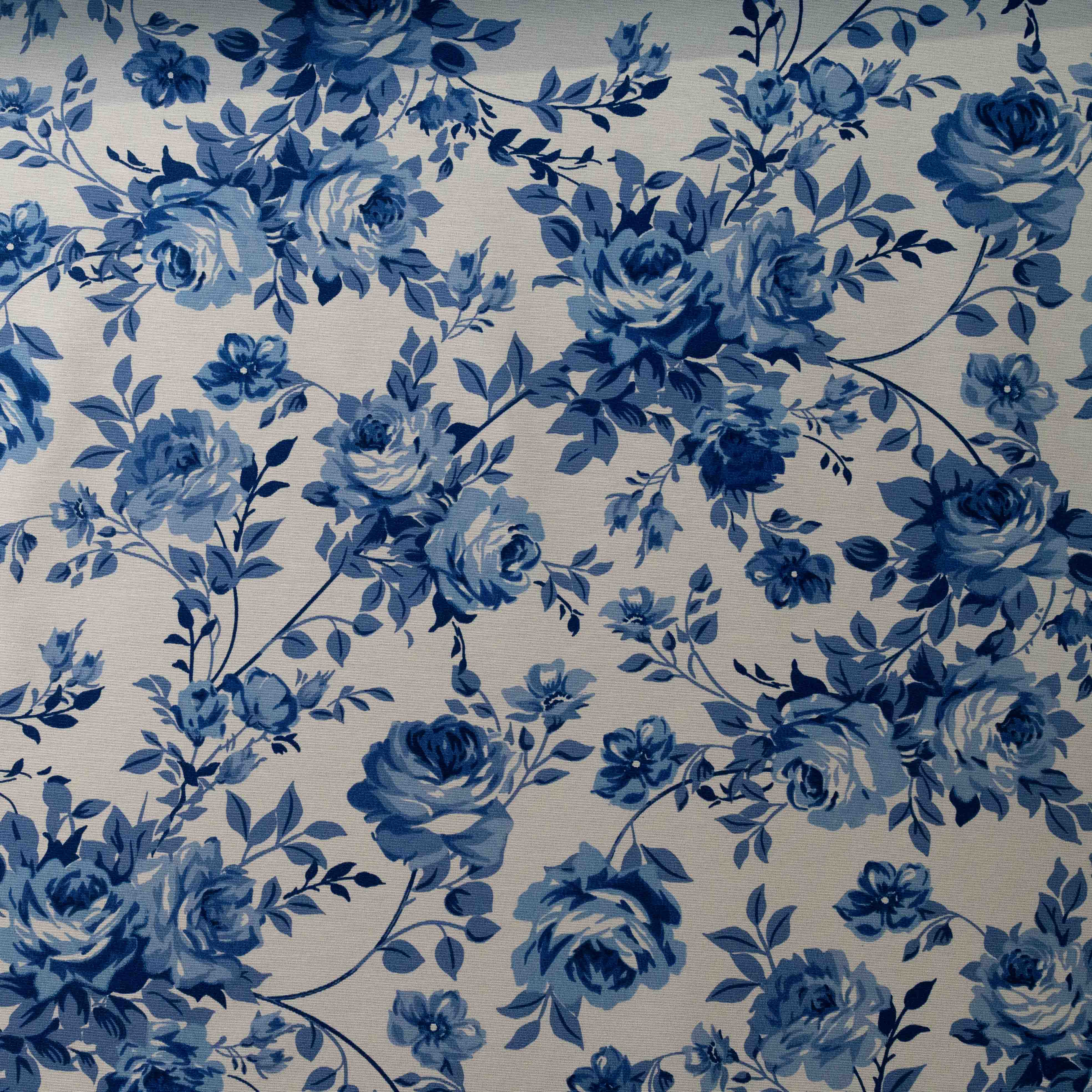 TECIDO BELIZE ESTAMPADO AZUL