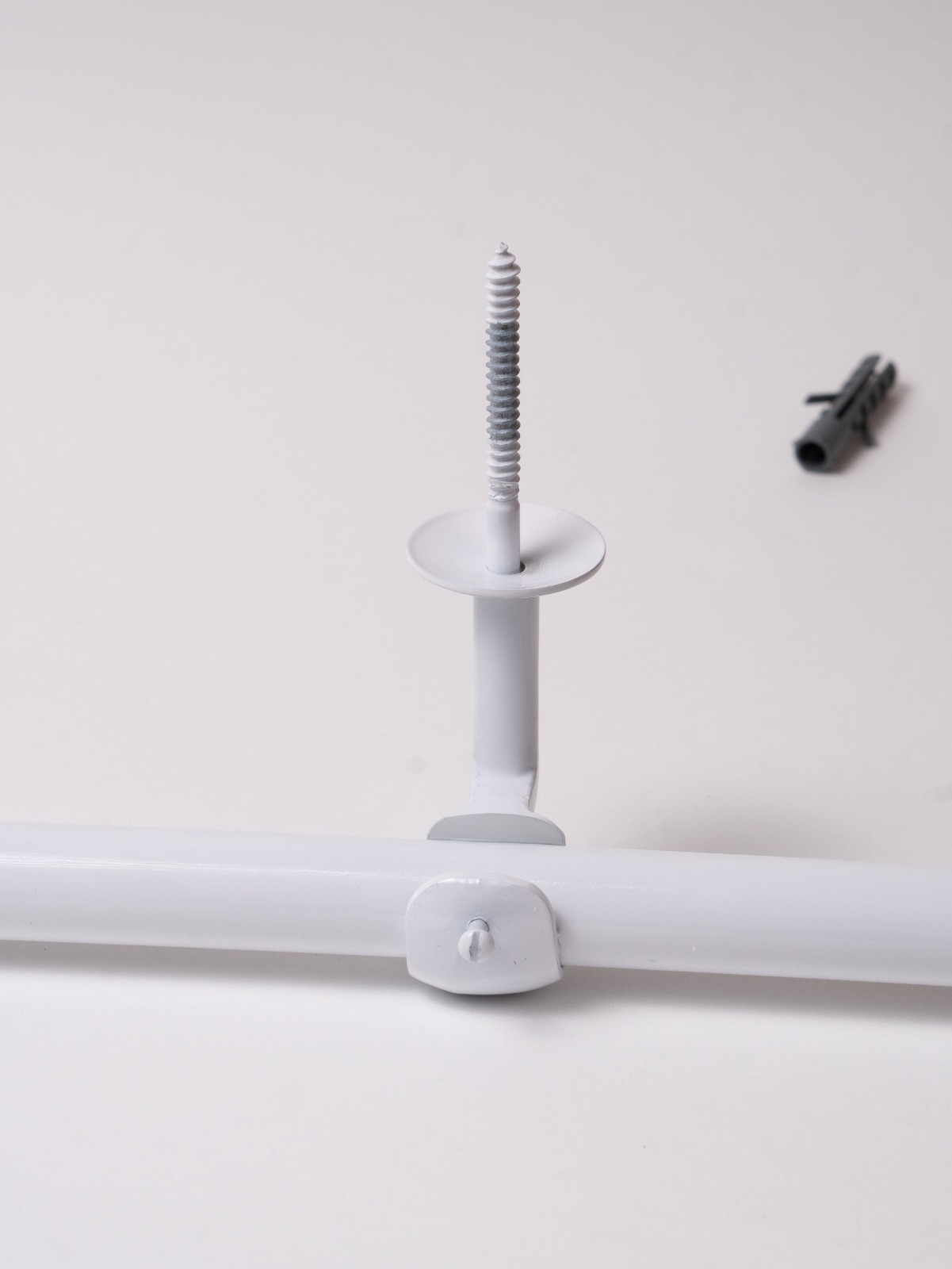 SUPORTE DE TETO PARA VARAO DE  19mm - BRANCO