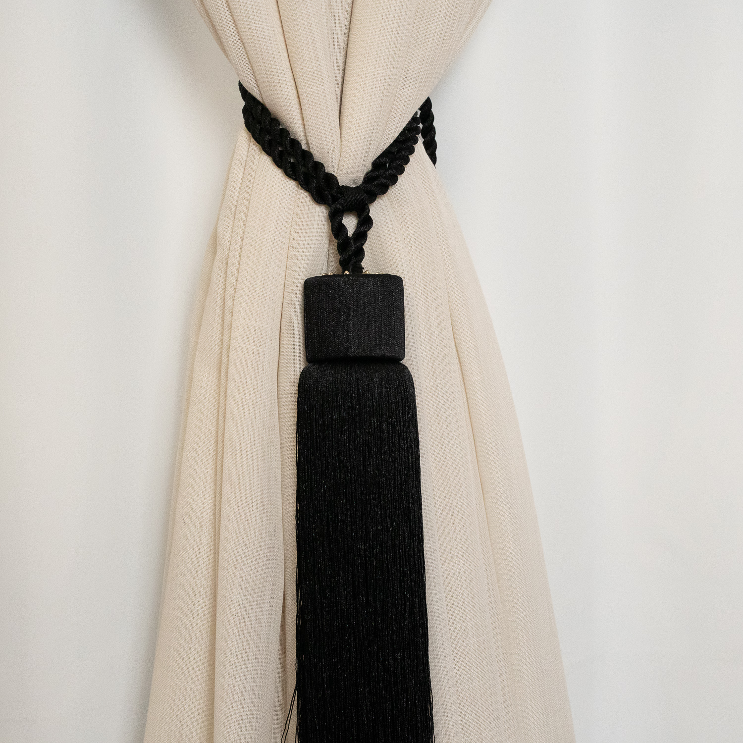 BRAÇADEIRA PARA CORTINA EXCLUSIV PRETO
