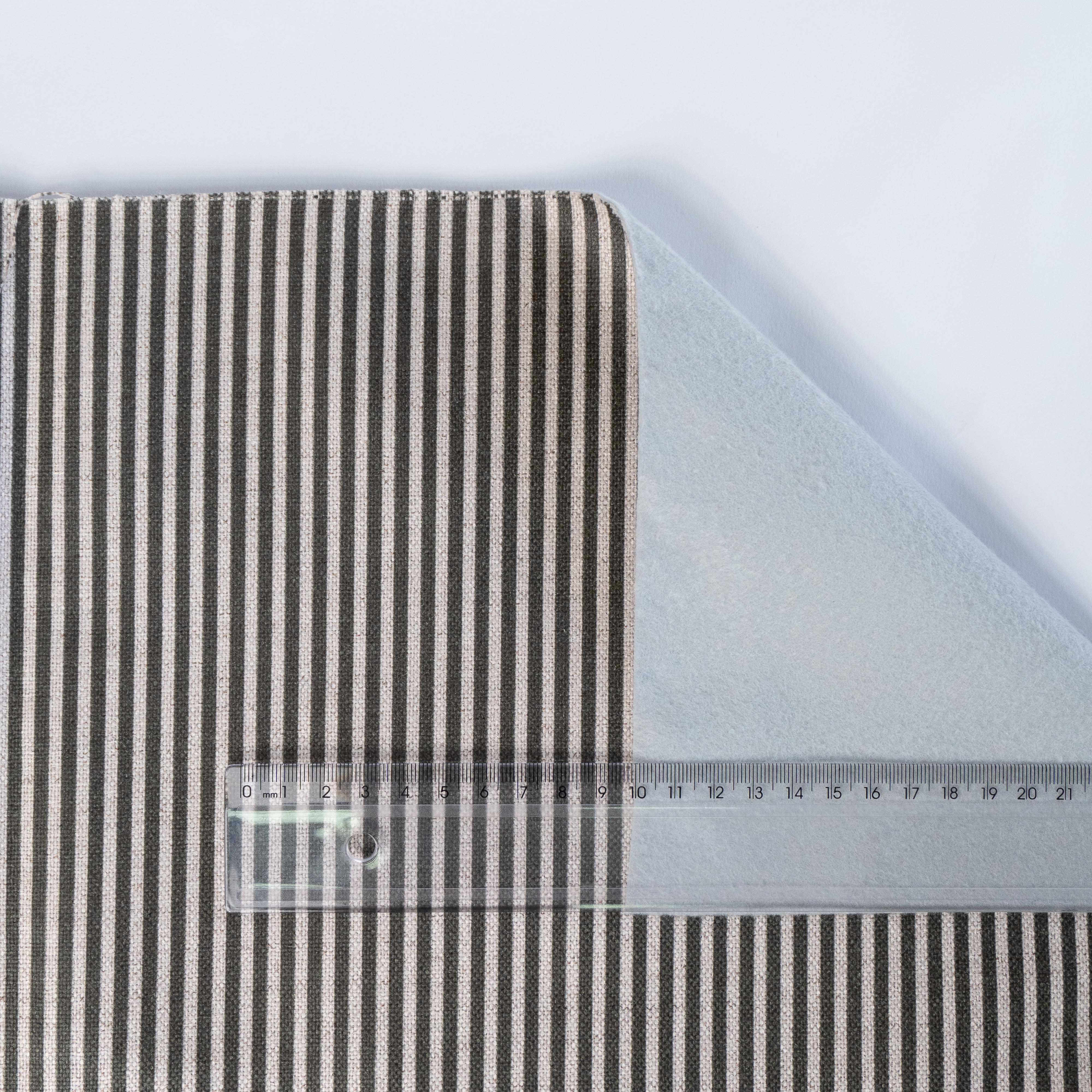 LINEN LISTRA FINA VERDE D01 C09