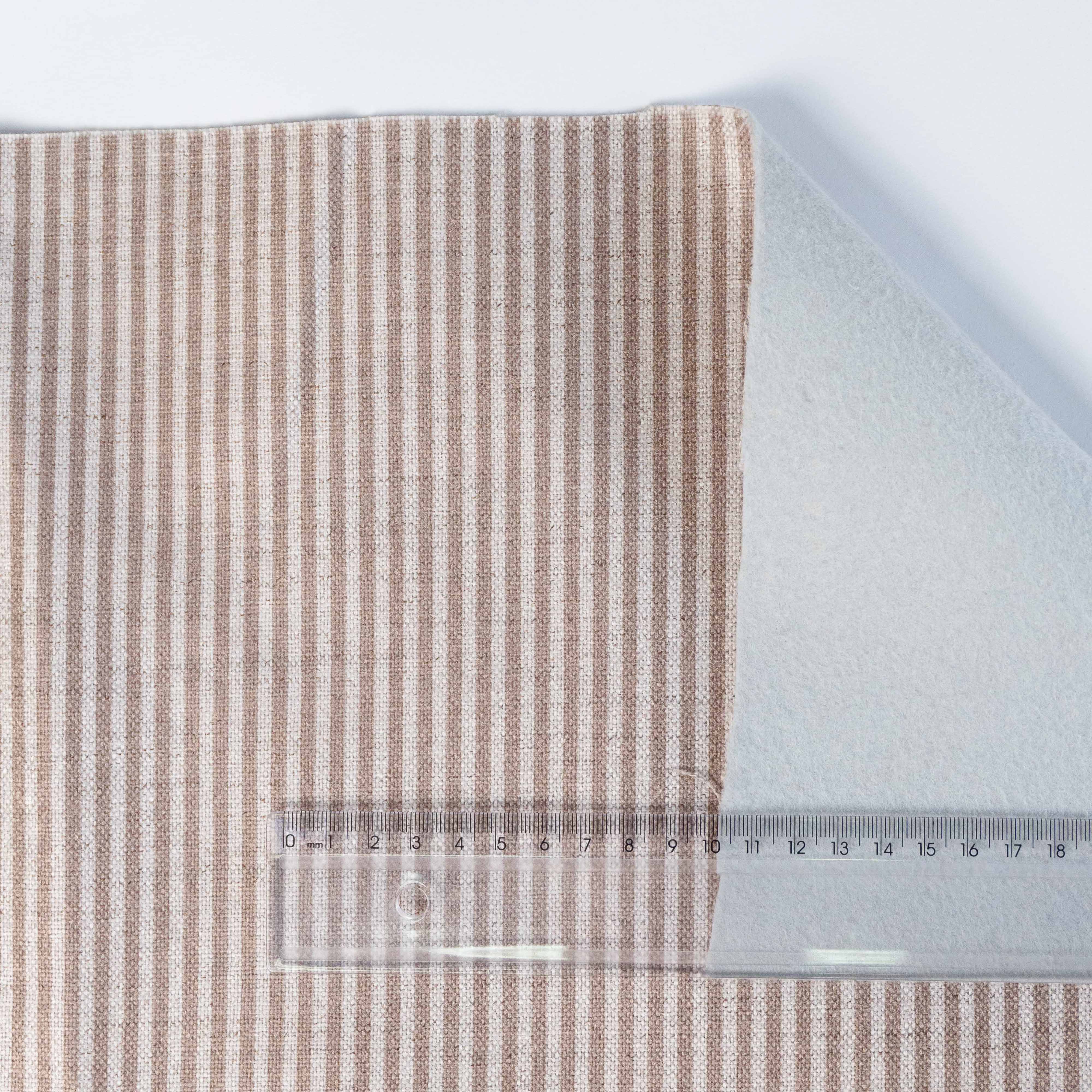 LINEN  LISTRA FINA BEGE D01 C08