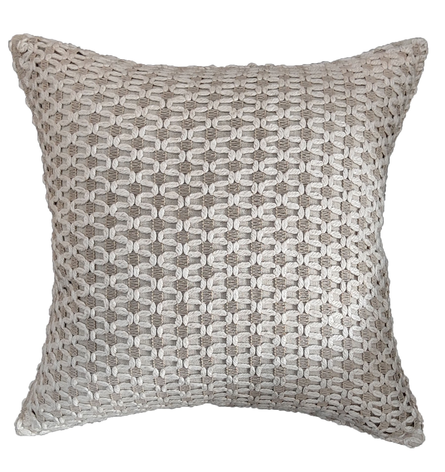 CAPA ALMOF CROCHE ZZ BEGE 50X50