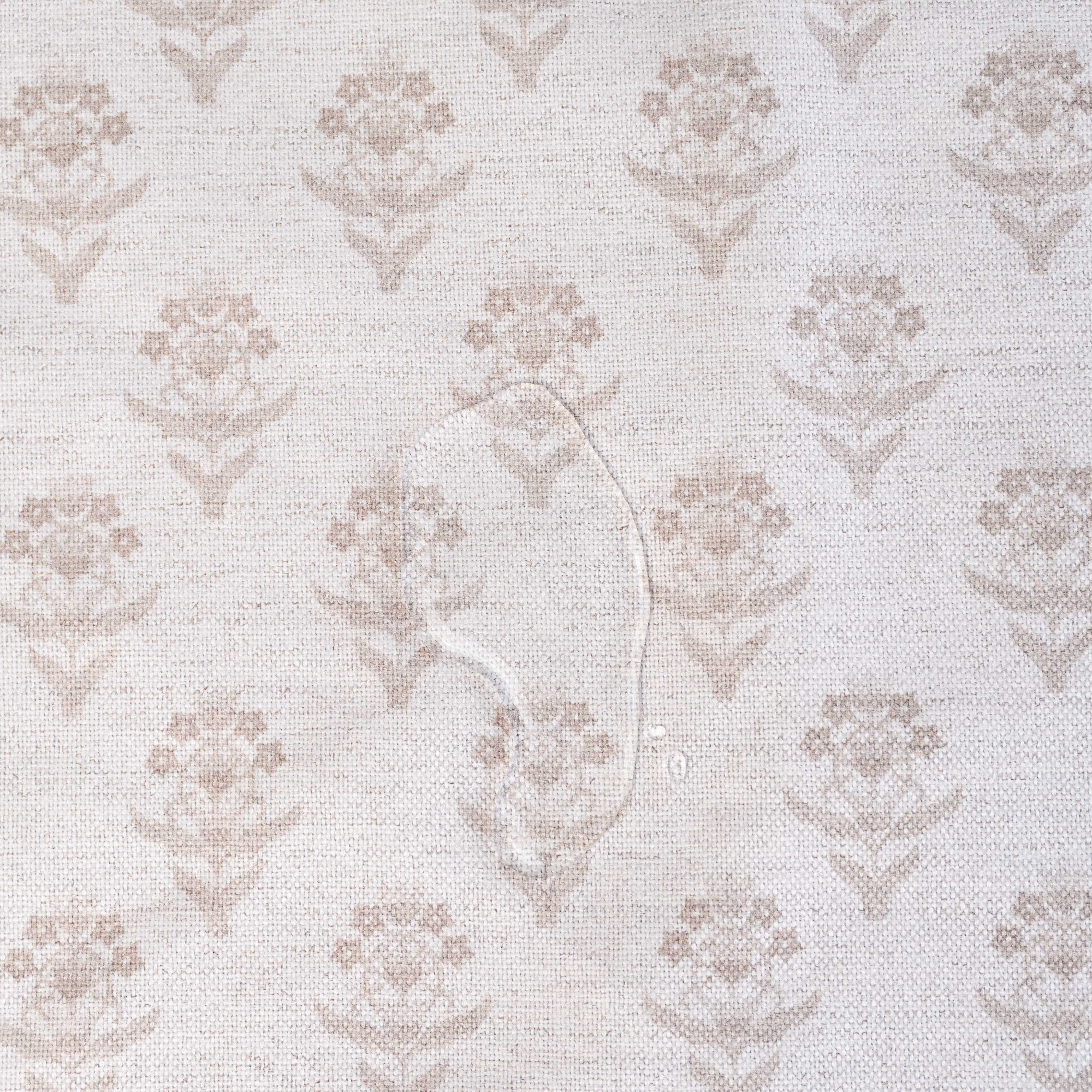 LINEN  ESTAMPA FLOR DE LIS BEGE D05 C08
