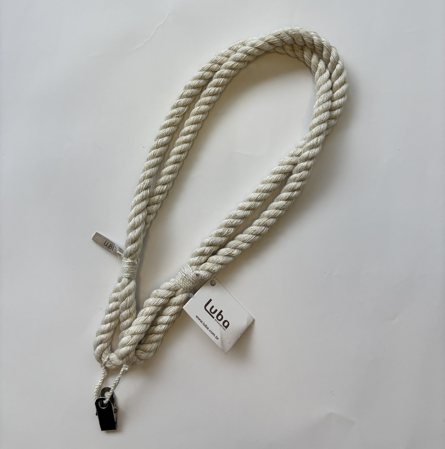 BRAÇADEIRA PARA CORTINA CORDA DUPLA CRU