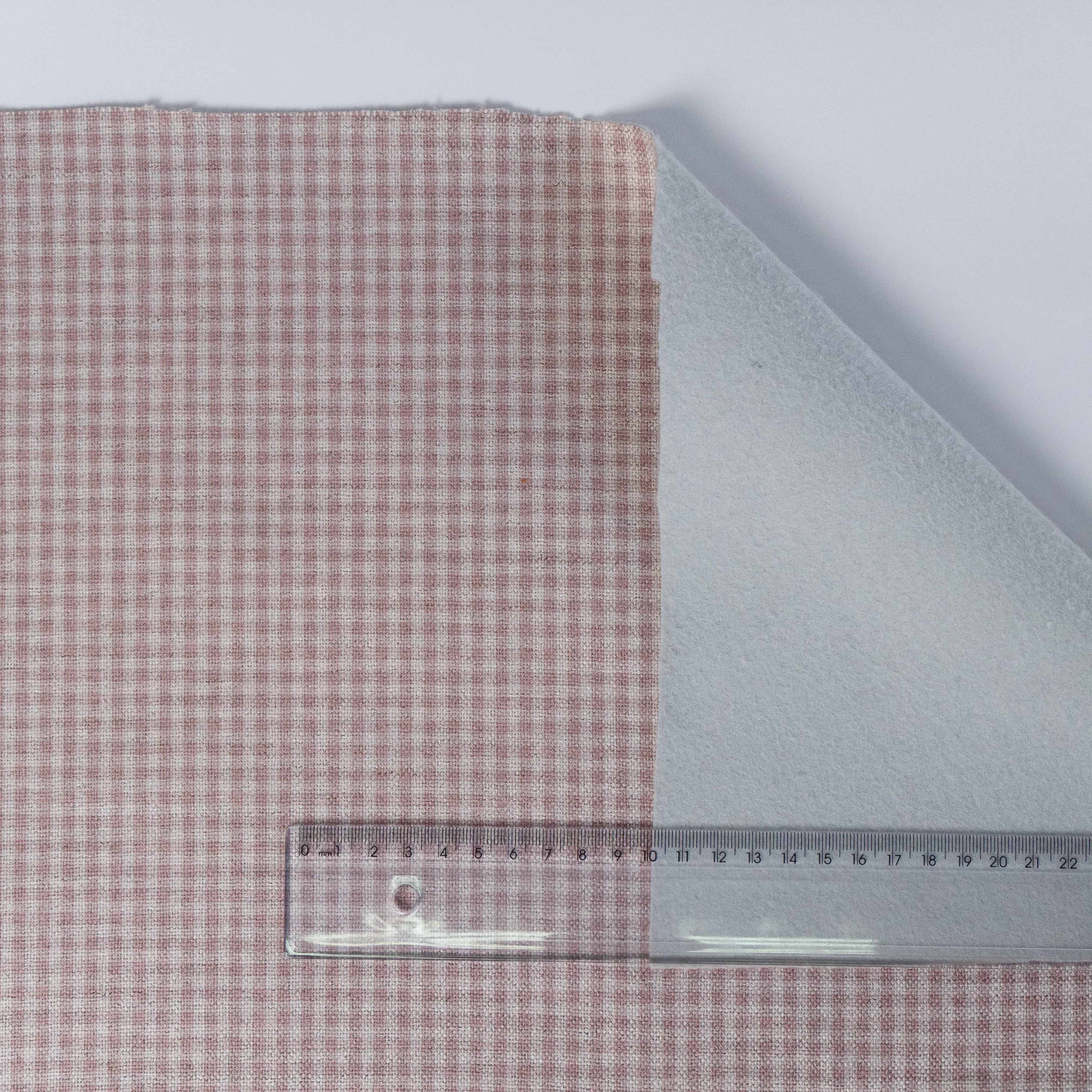 LINEN  XADREZ PEQUENO ROSA D02 C07