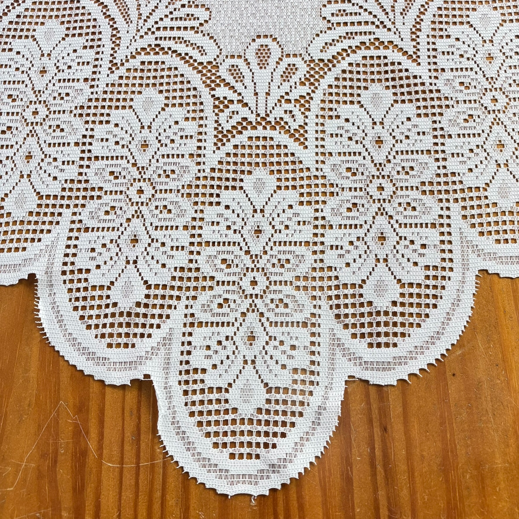 RENDA BICO CLASSICA BRANCA 1MT