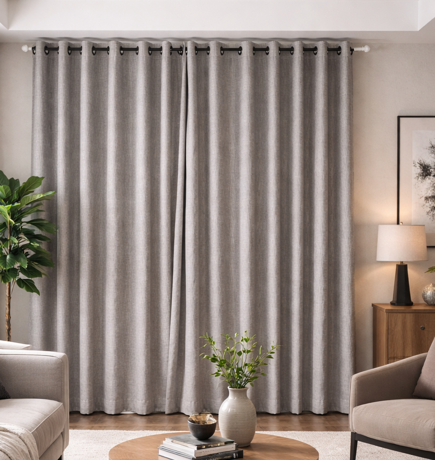 CORTINA C/ ILHOS BLACKOUT FENDI