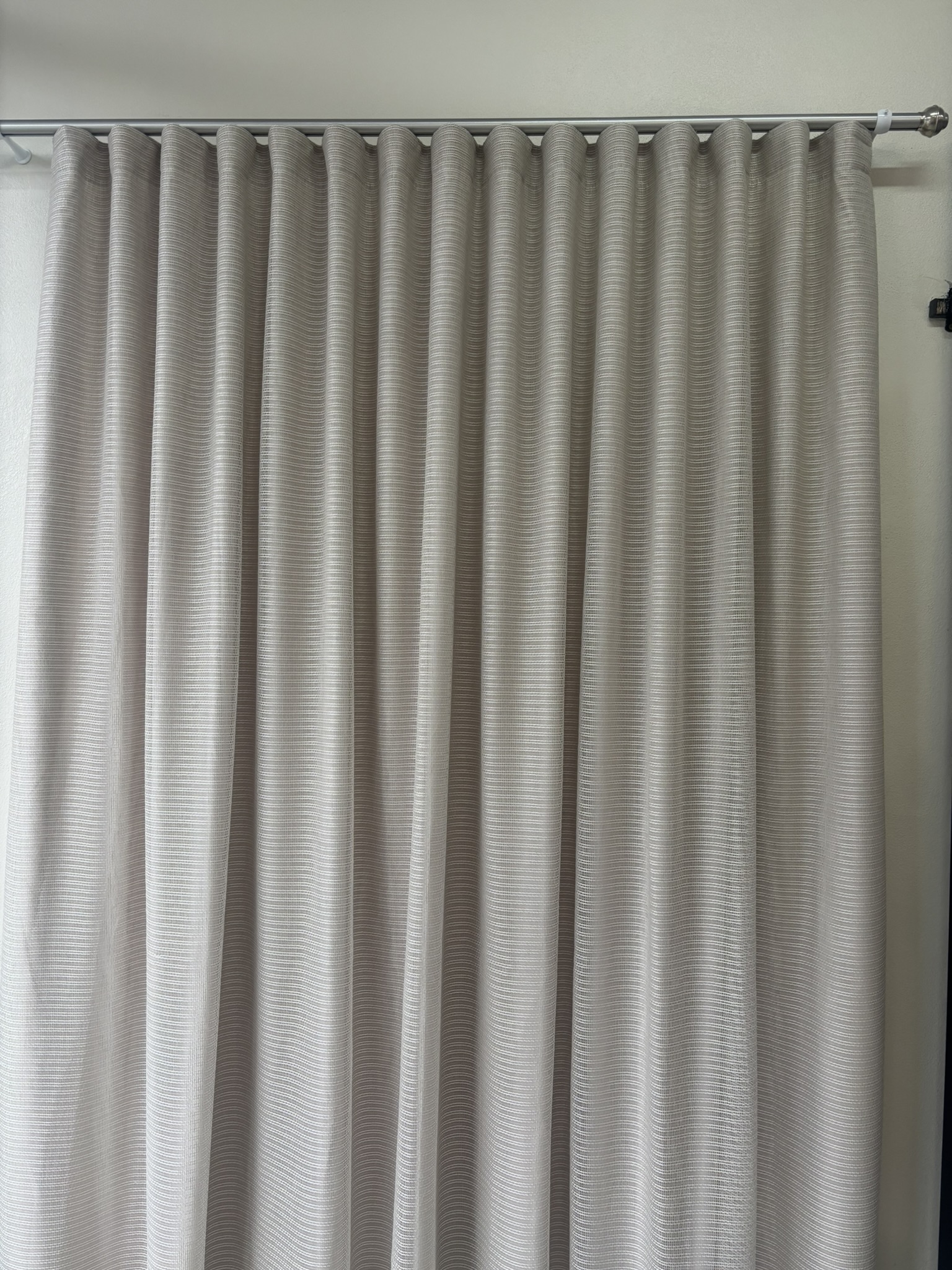 CORTINA WAVE TELA AREIA E FORRO