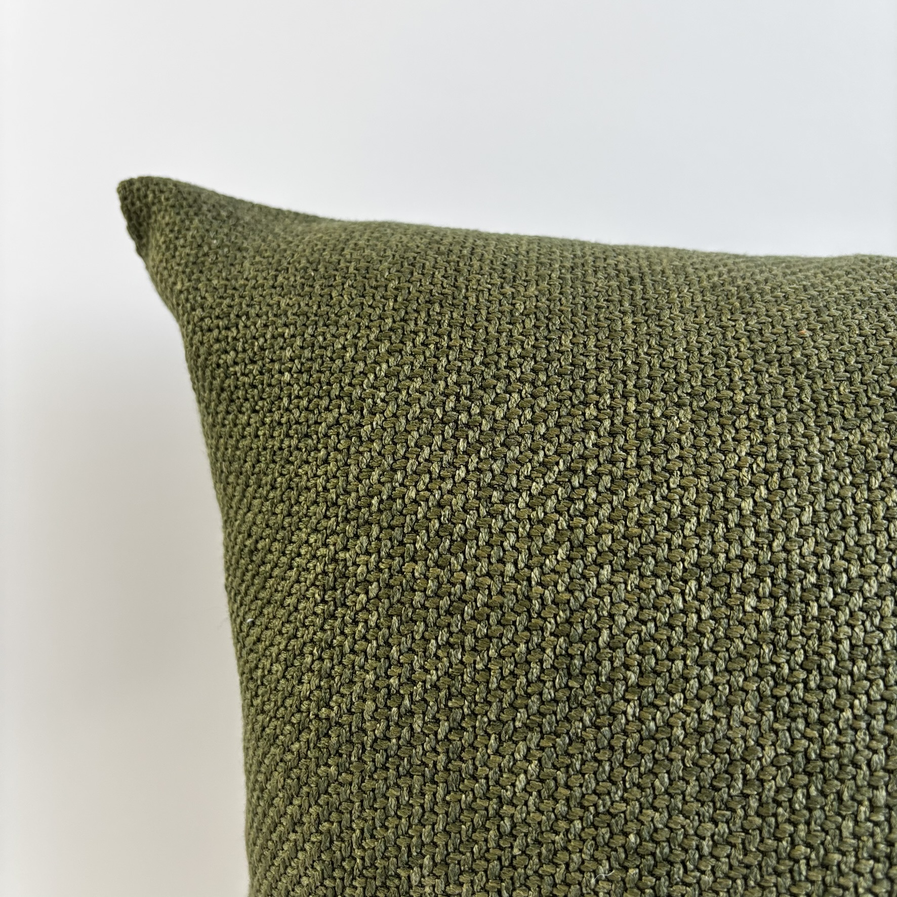 CAPA PARA ALMOFADA 50 X 50 CM  TRAMADO BRAQUE VERDE ESCURO