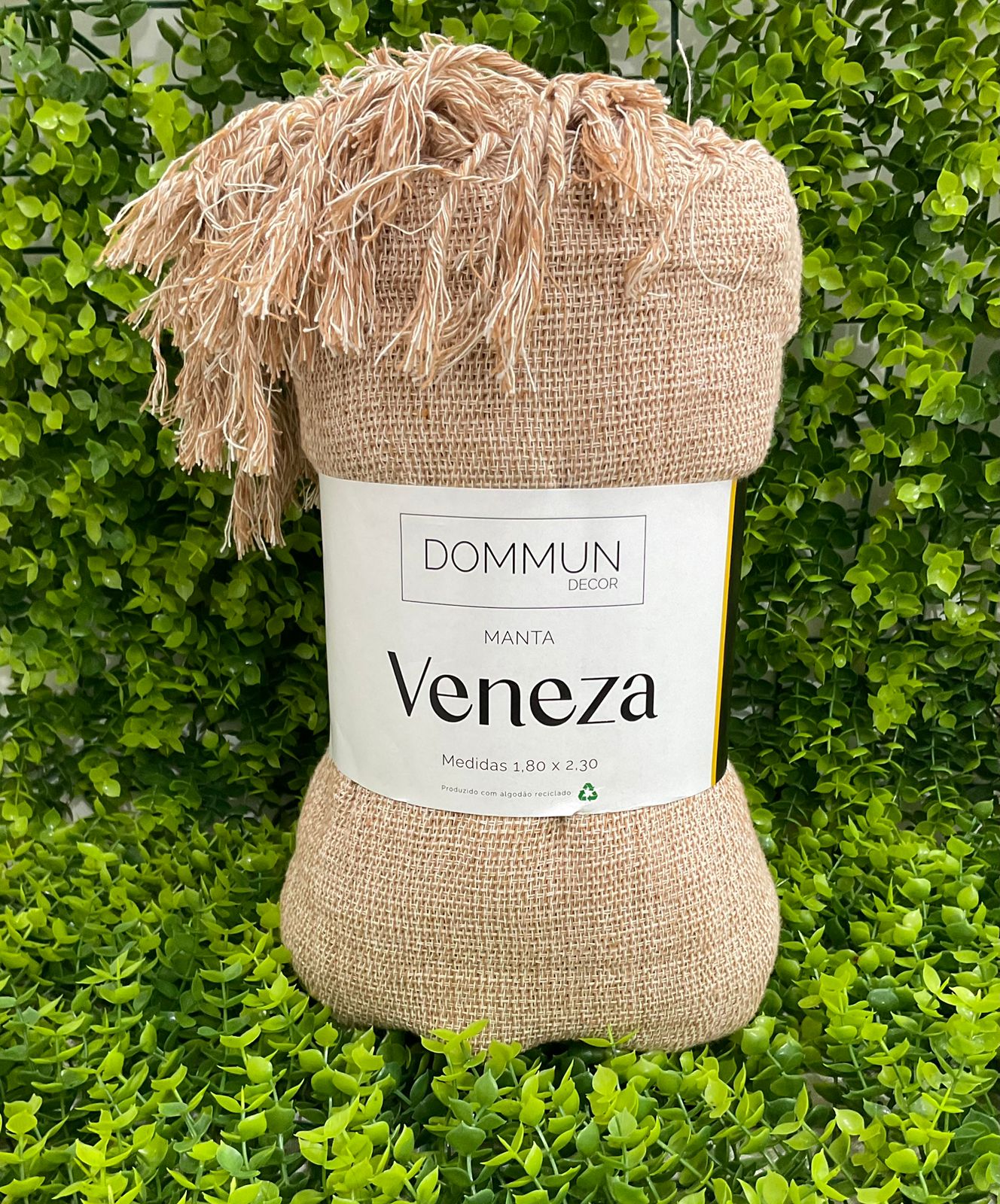 MANTA VENEZA 1,80X2,30 BEGE MESCLA