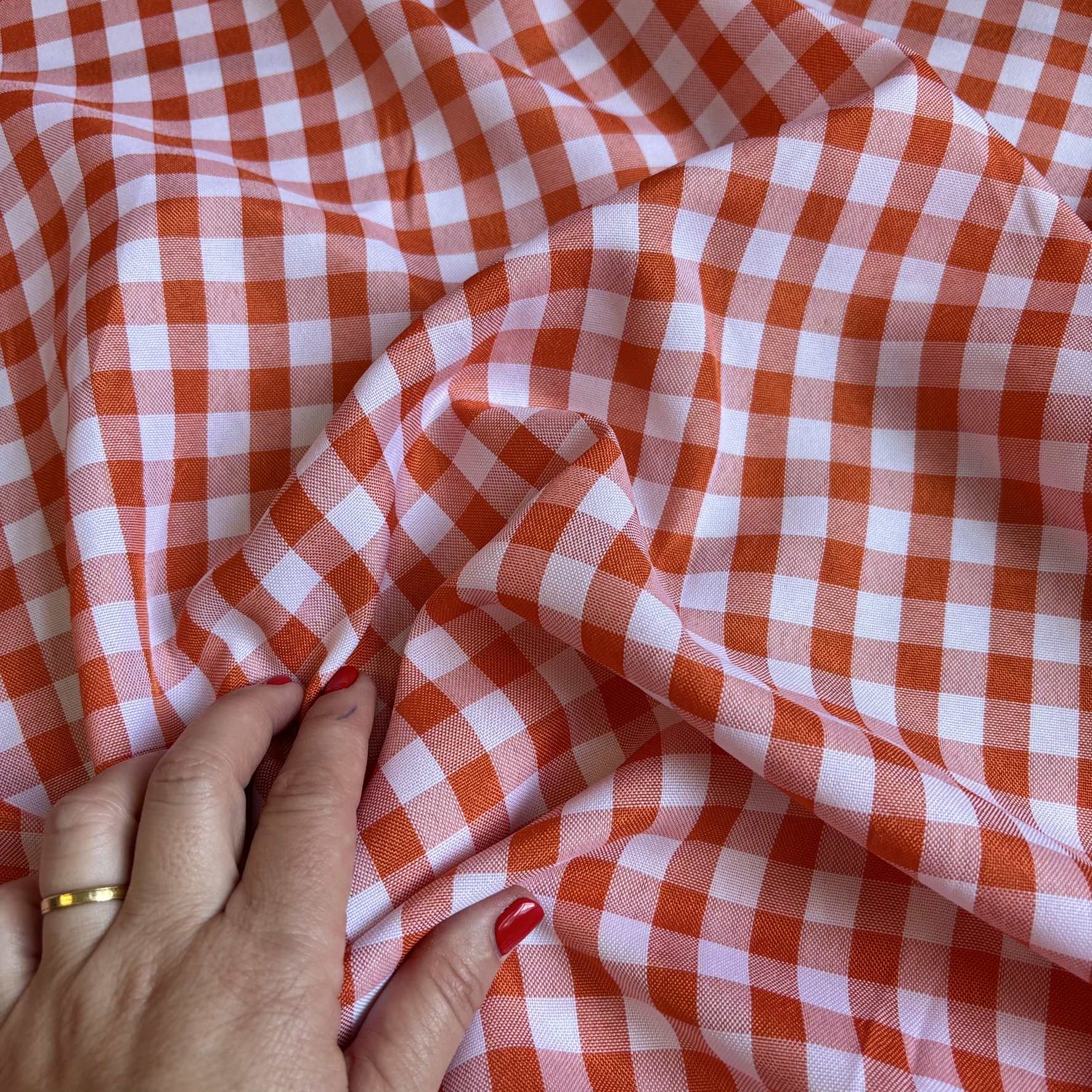 OXFORD XADREZ LARANJA