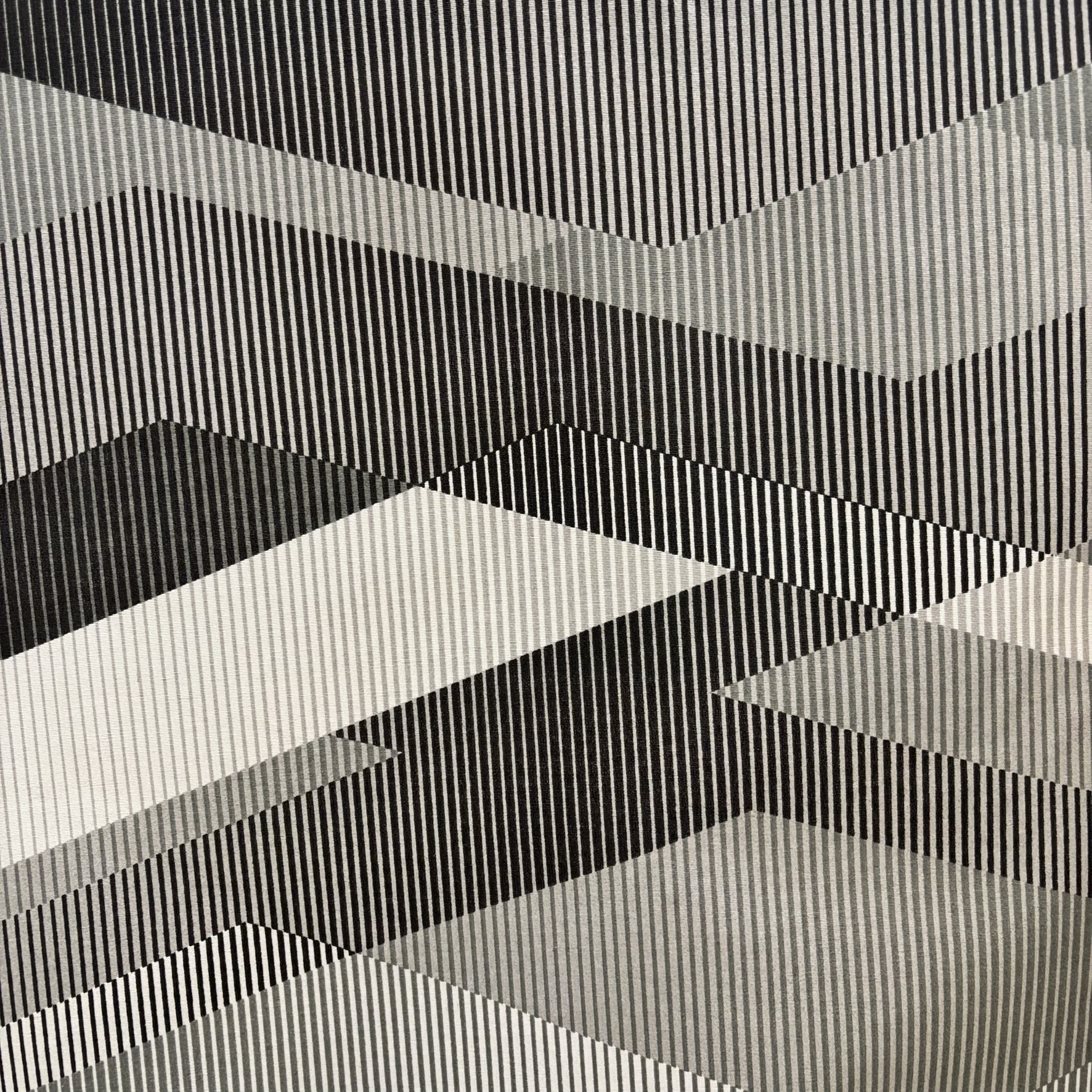 TECIDO PAREDE GEOMETRICO CINZA