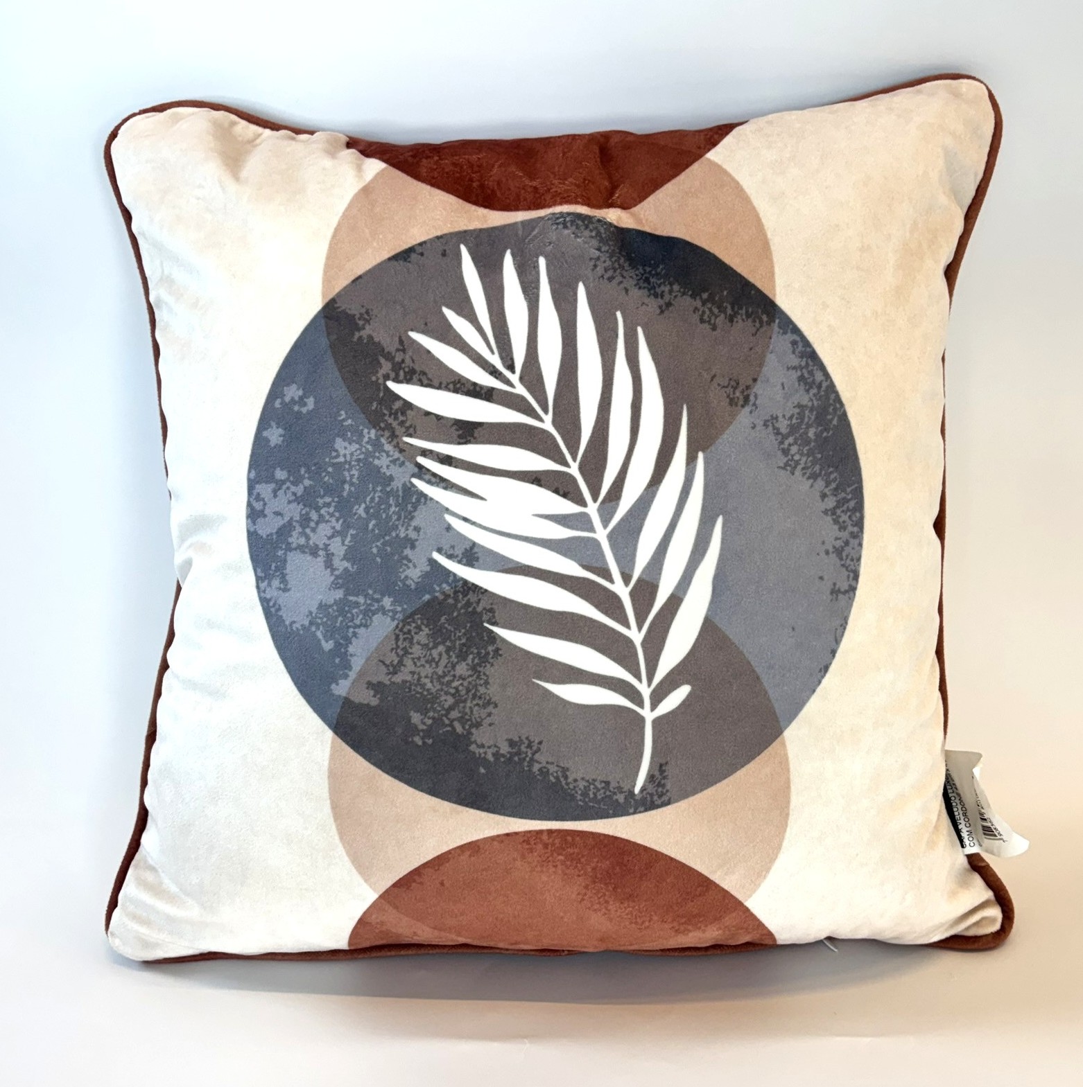 CAPA ALMOFADA  LUA CINZA