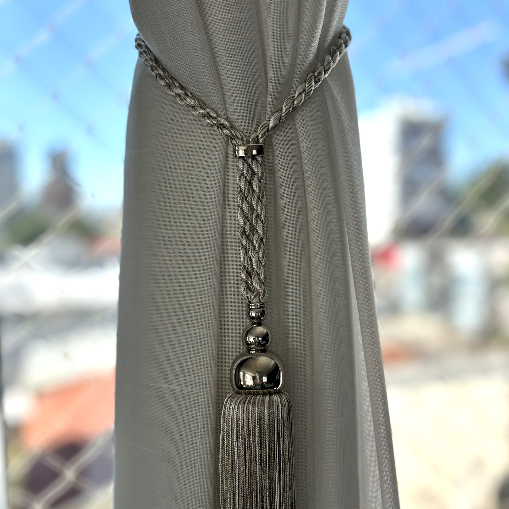 PAR DE BRA&Ccedil;ADEIRA PARA CORTINA AB103