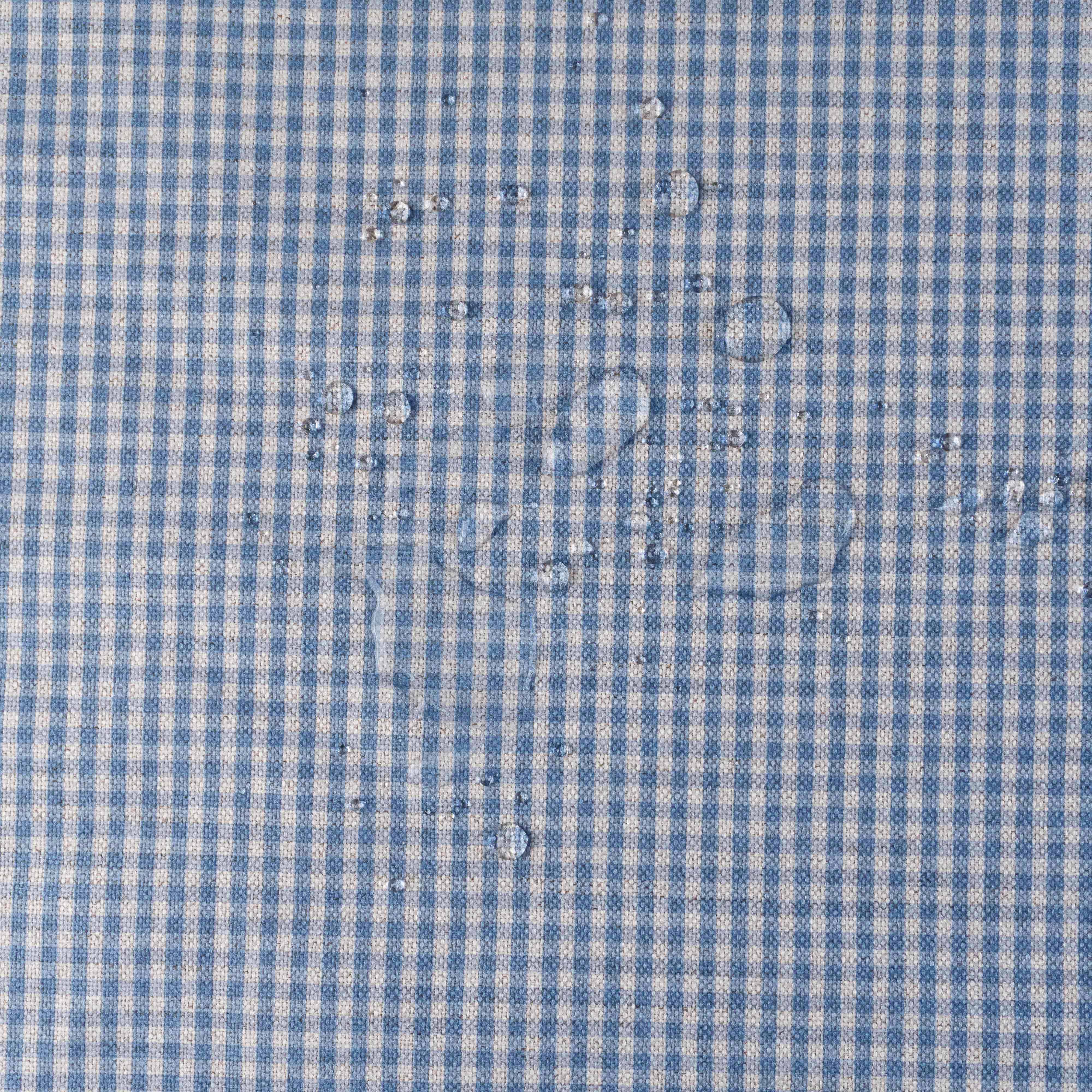 LINEN  XADREZ PEQUENO AZUL D02 C22