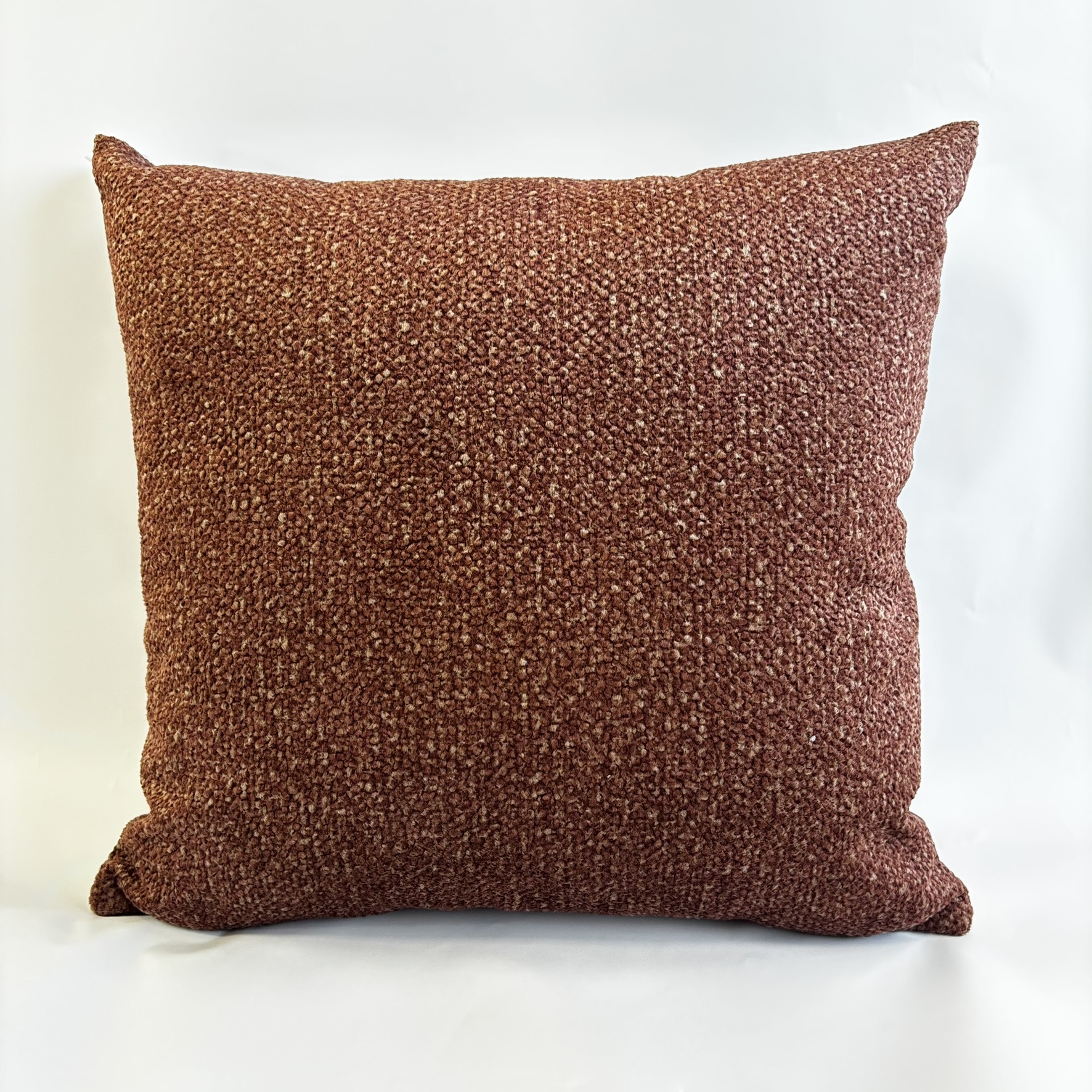CAPA PARA ALMOFADA 50 X 50 CM BOUCLÊ ORO TERRACOTA