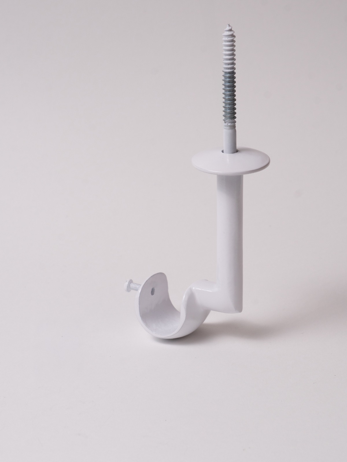 SUPORTE DE TETO PARA VARAO DE 19mm  ILHOS - BRANCO