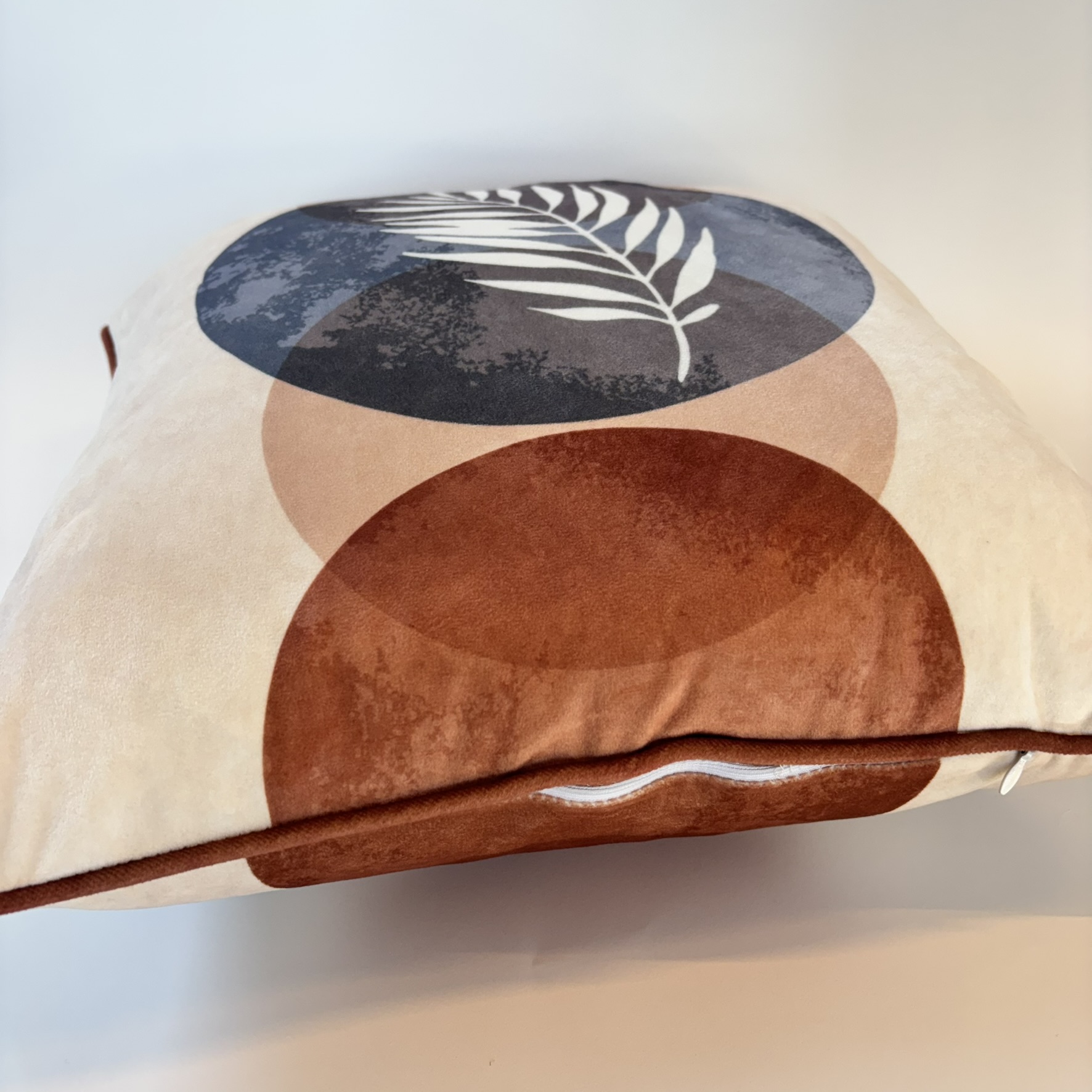 CAPA ALMOFADA  LUA CINZA