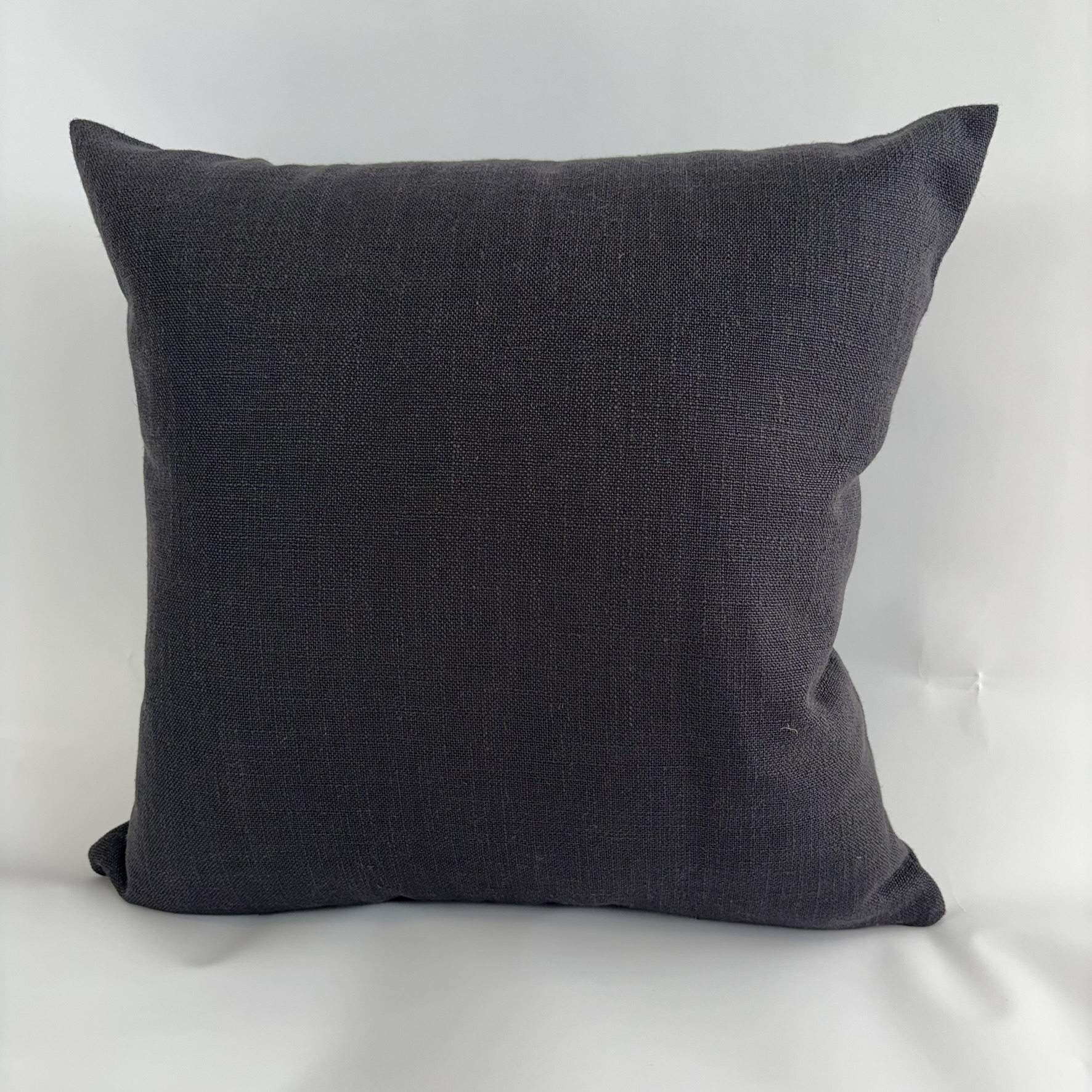 CAPA PARA ALMOFADA 45X45 LINHO PRETO