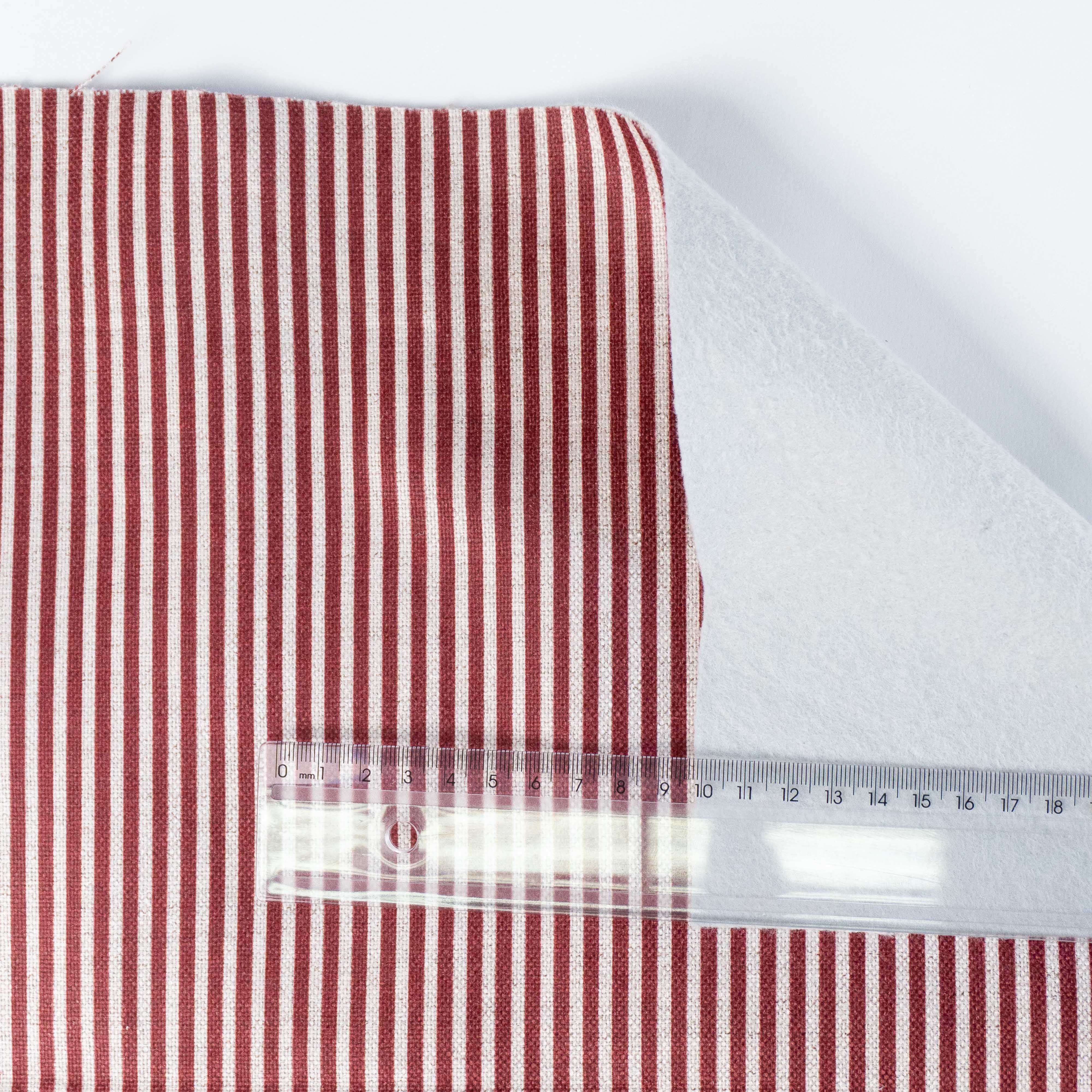 LINEN LISTRA FINA CEREJA D01 C26