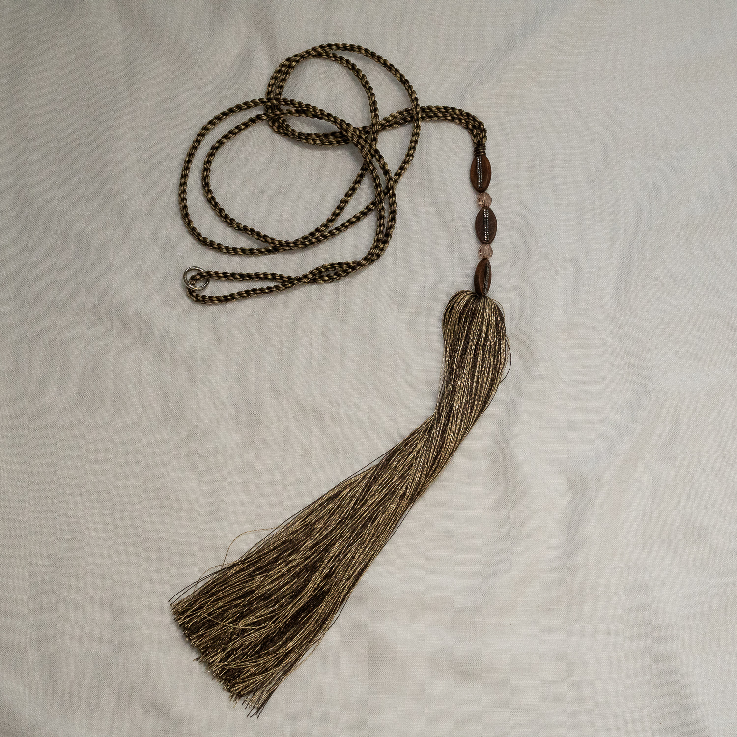 BRAÇADEIRA PARA CORTINA MESCLA MARROM