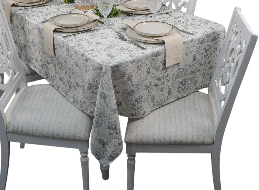TOALHA DE MESA 8 LUGARES 1,50m x 2,50m ANTIQUE - MALDIVAS