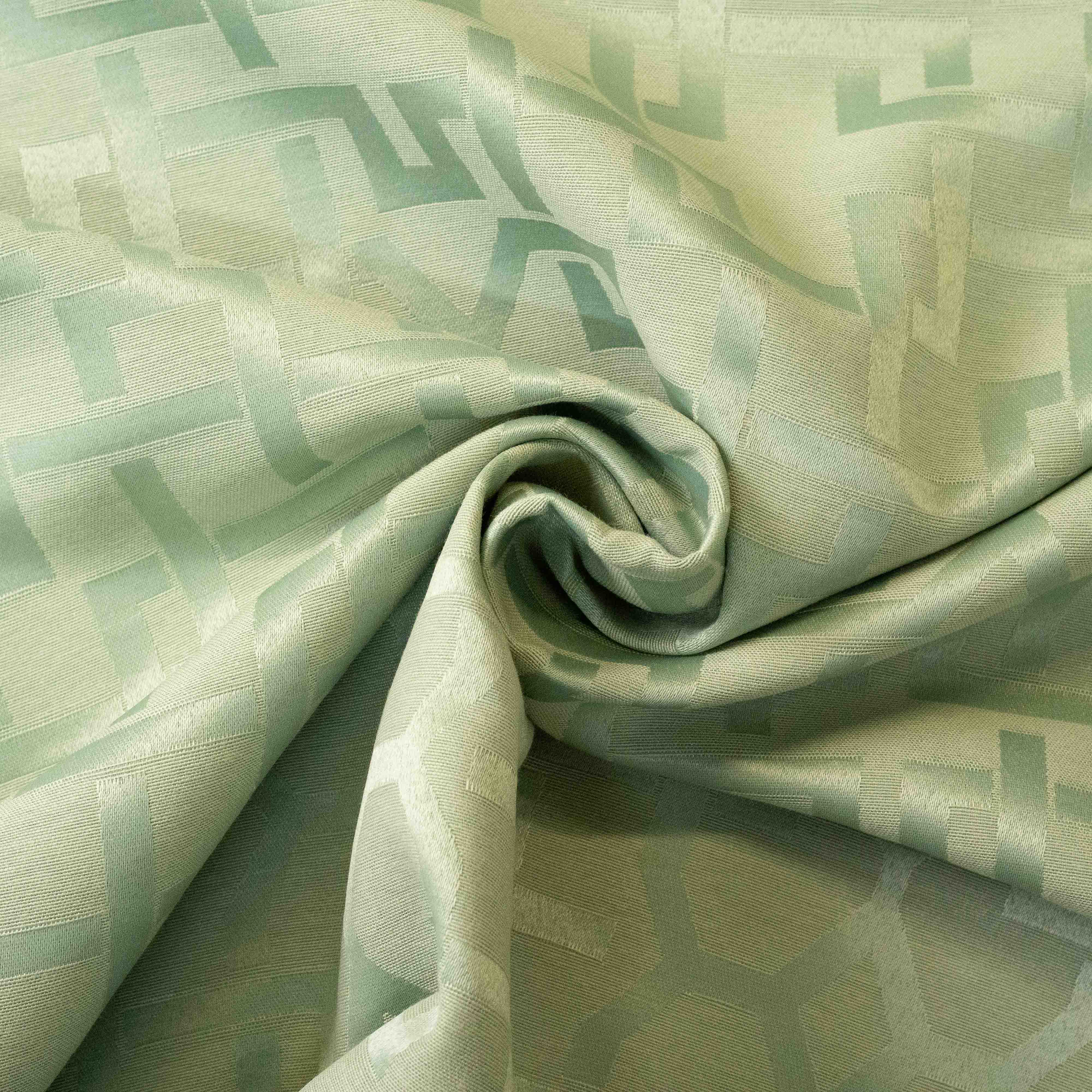 JAKARD COLOR GEOMETRICO VERDE