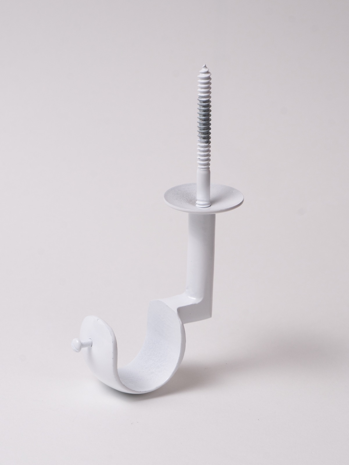 SUPORTE DE TETO PARA VARAO DE  19mm - BRANCO