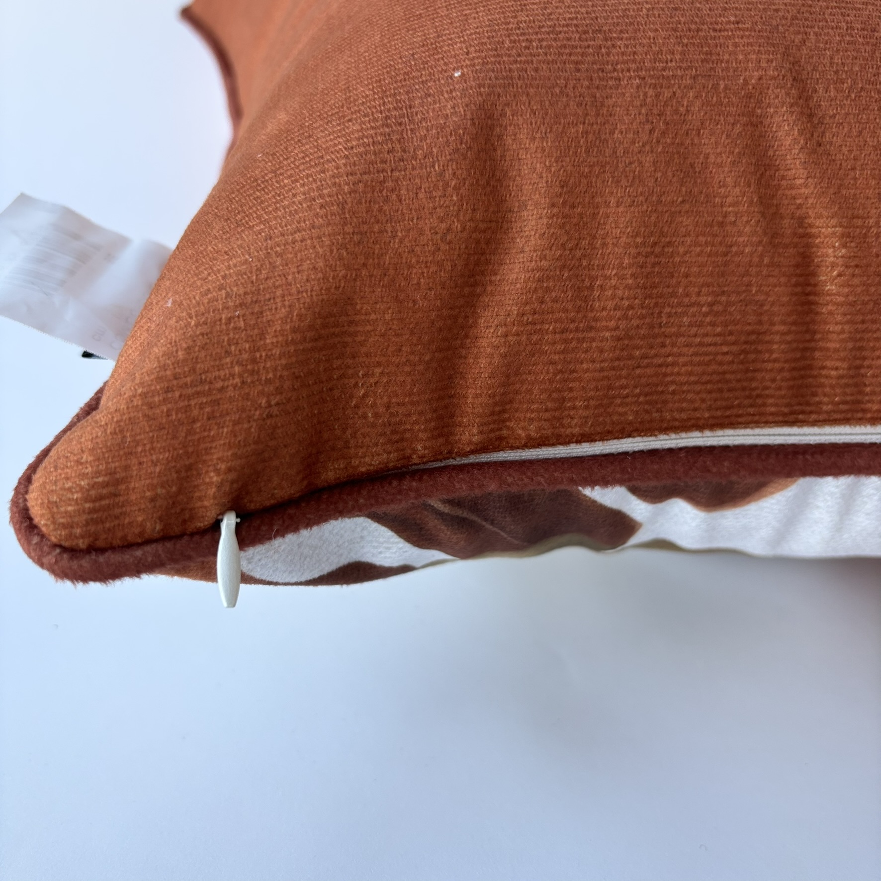 CAPA ALMOF VELVETEEN LARANJA