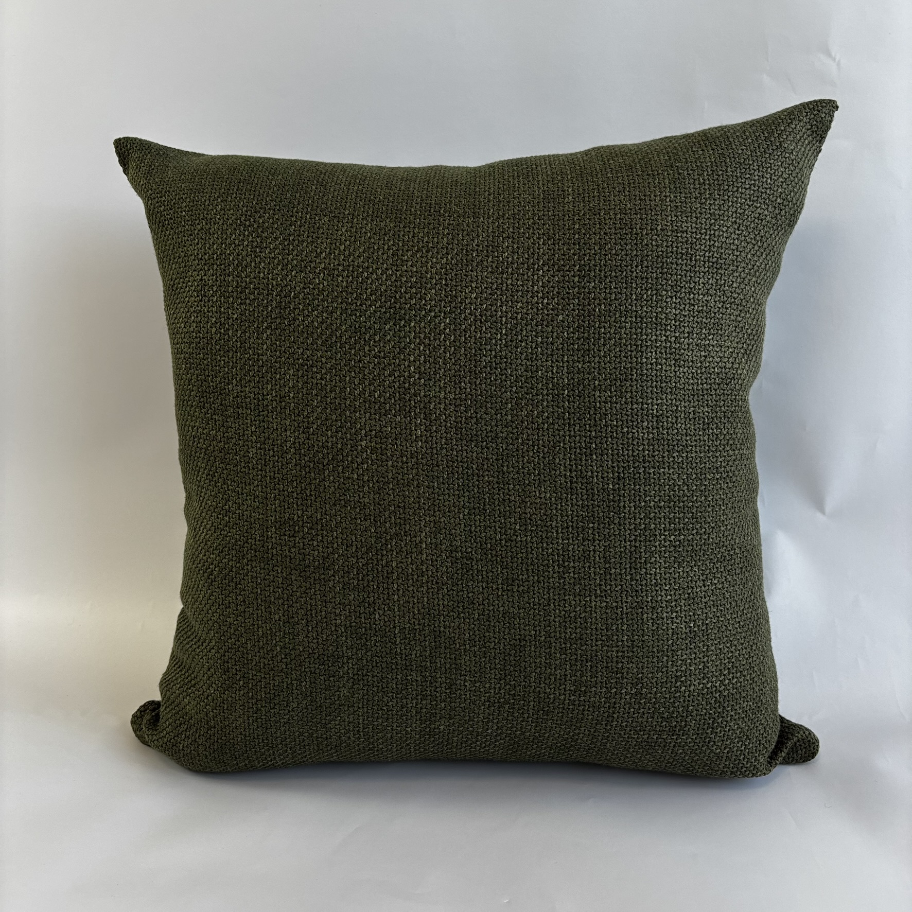 CAPA PARA ALMOFADA 50 X 50 CM  TRAMADO BRAQUE VERDE ESCURO