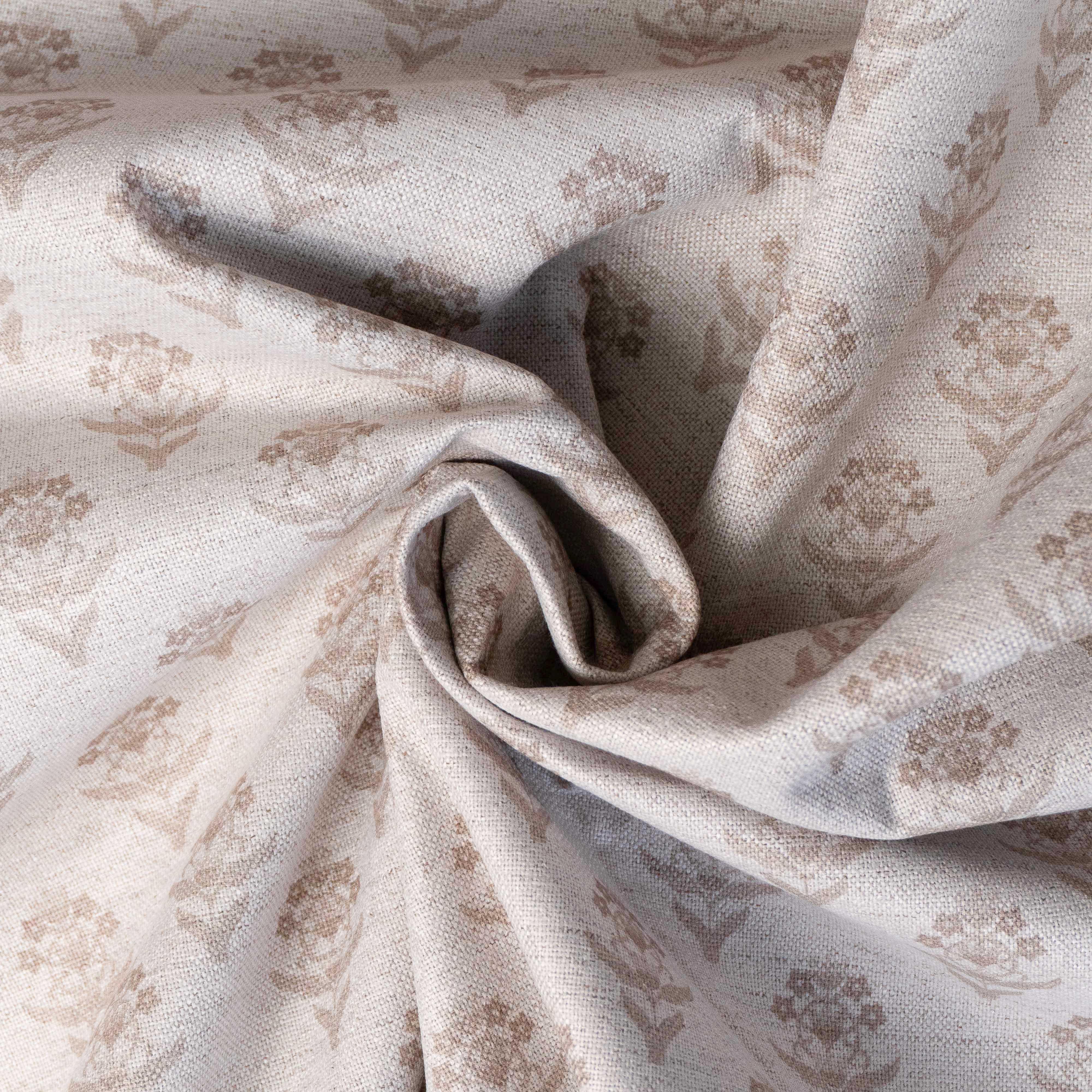 LINEN  ESTAMPA FLOR DE LIS BEGE D05 C08