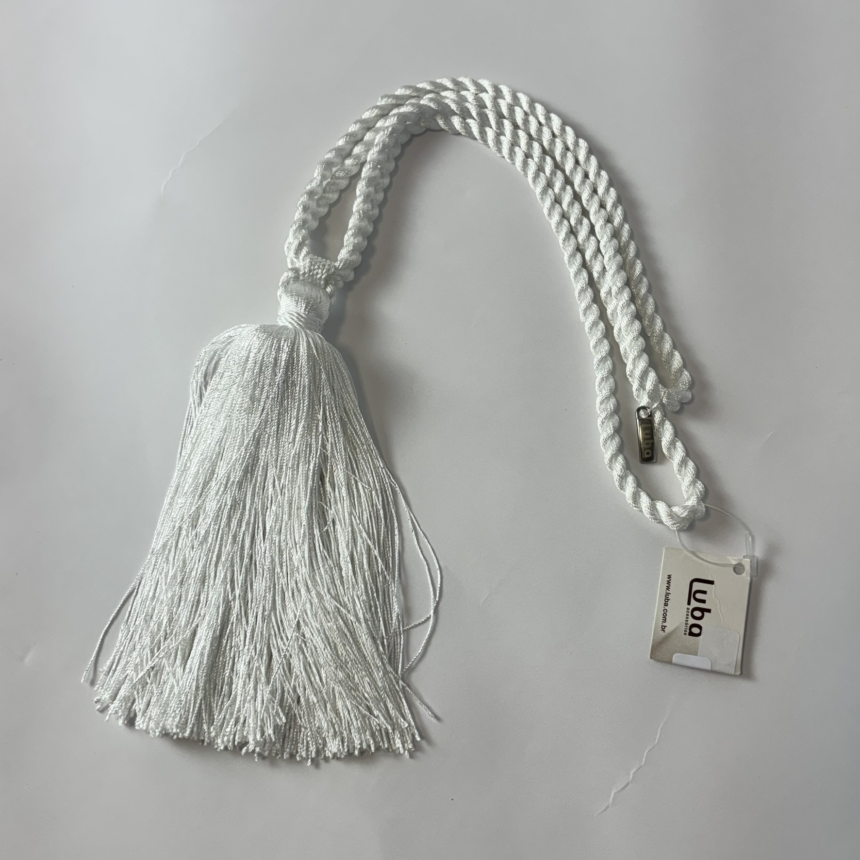 BRAÇADEIRA PARA CORTINA BRANCA MINI