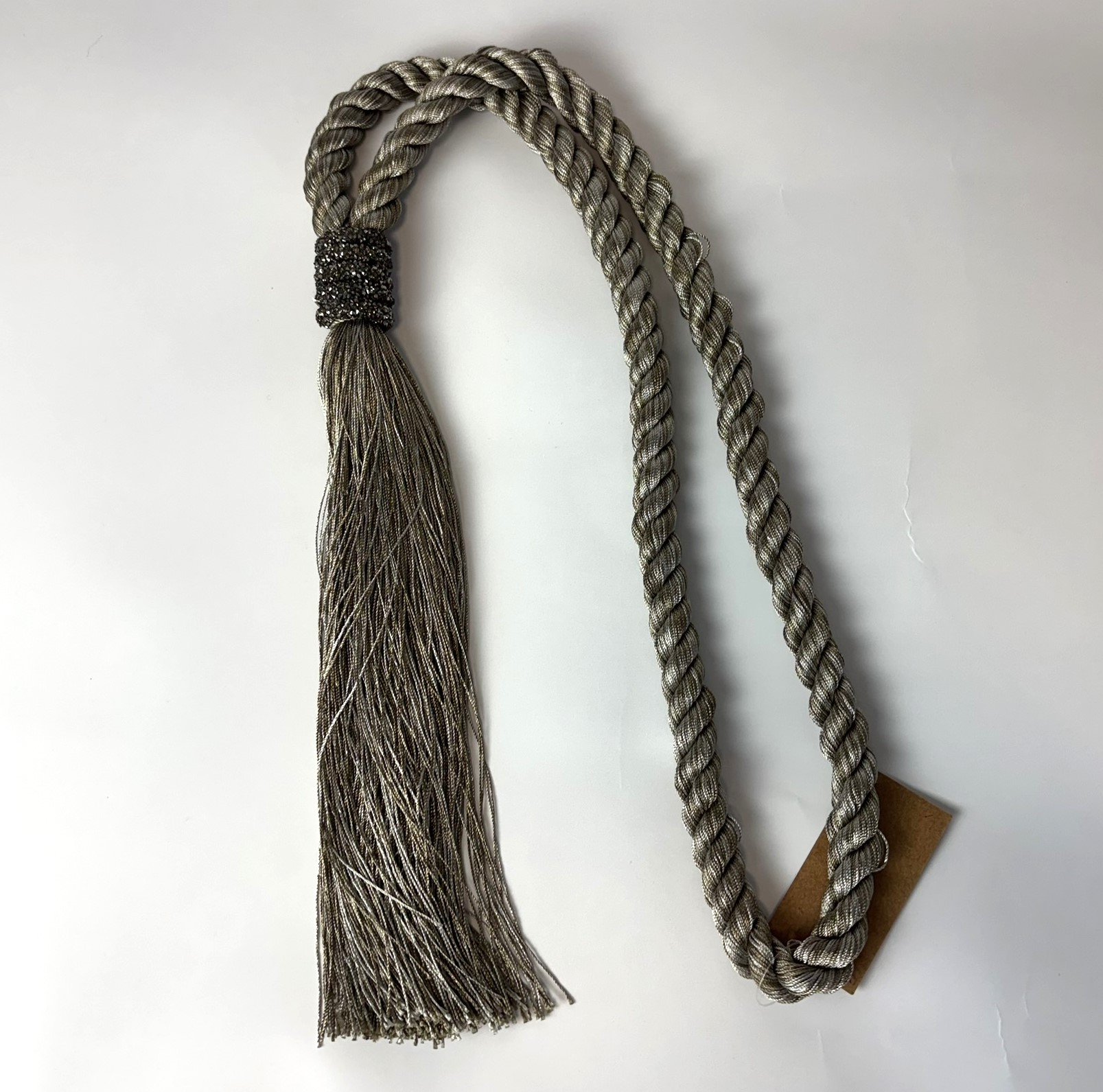 BRAÇADEIRA PARA CORTINA MESCLA COM DETALHE EM MINI PEDRAS