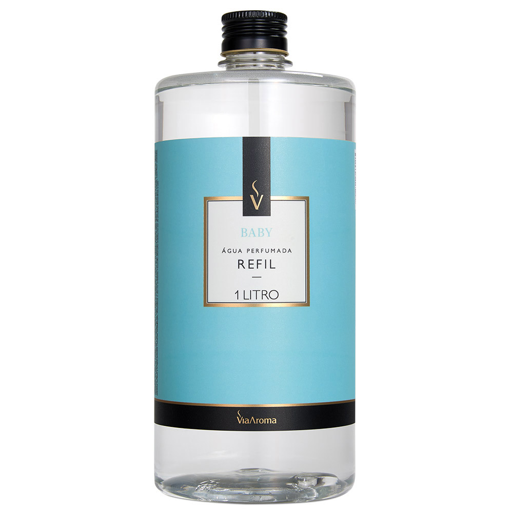 REFIL VIA AROMA 1LT AGUA PERF. CLASSICA BABY