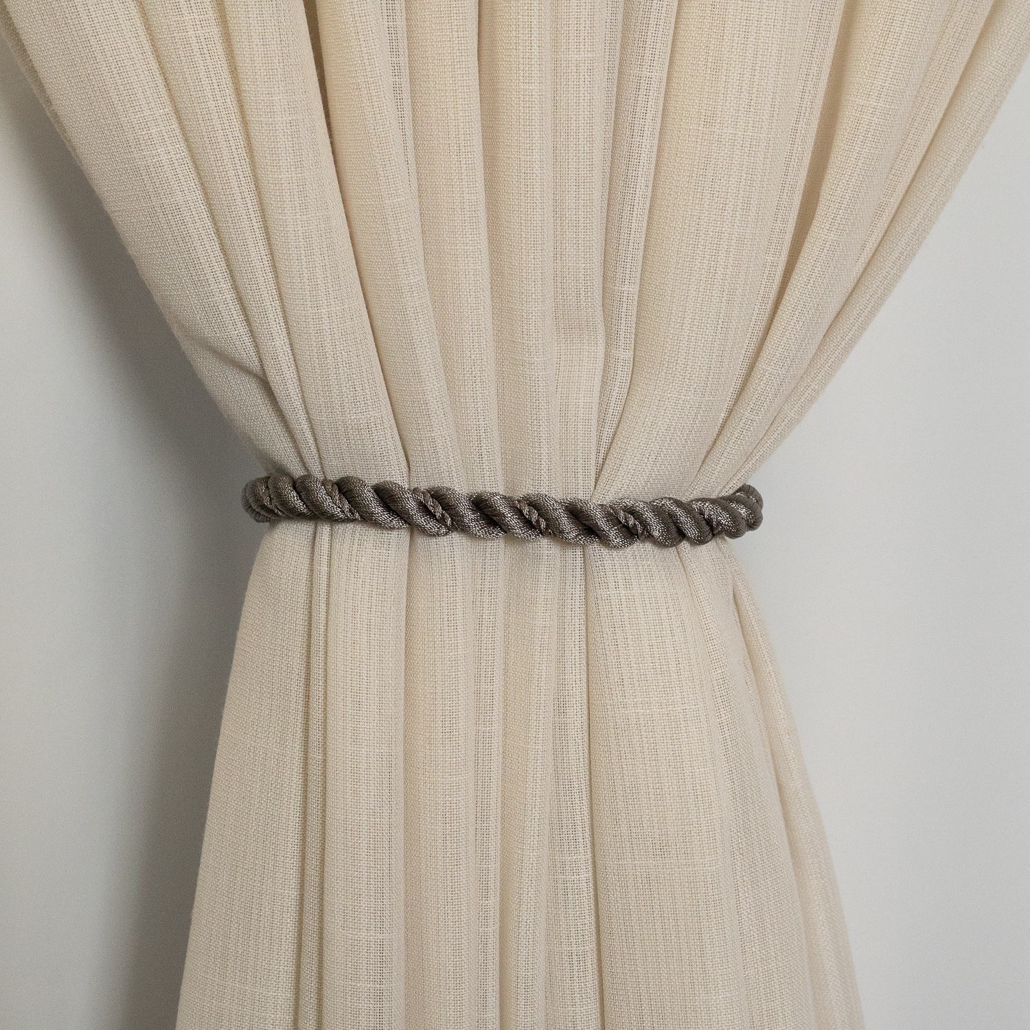 BRAÇADEIRA PARA CORTINA CORDA 16MM CINZA