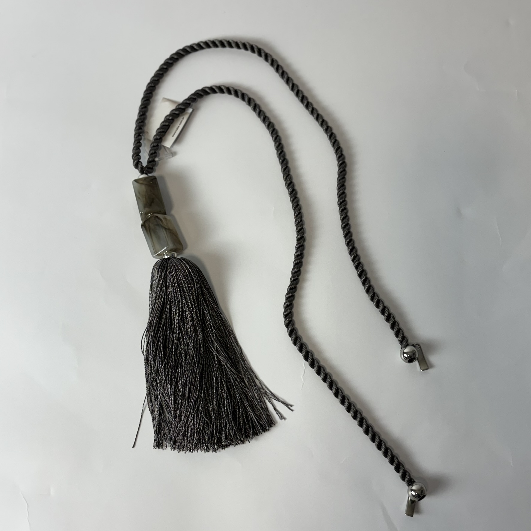 BRAÇADEIRA PARA CORTINA UNIQUE GRAFITE COM PEDRA