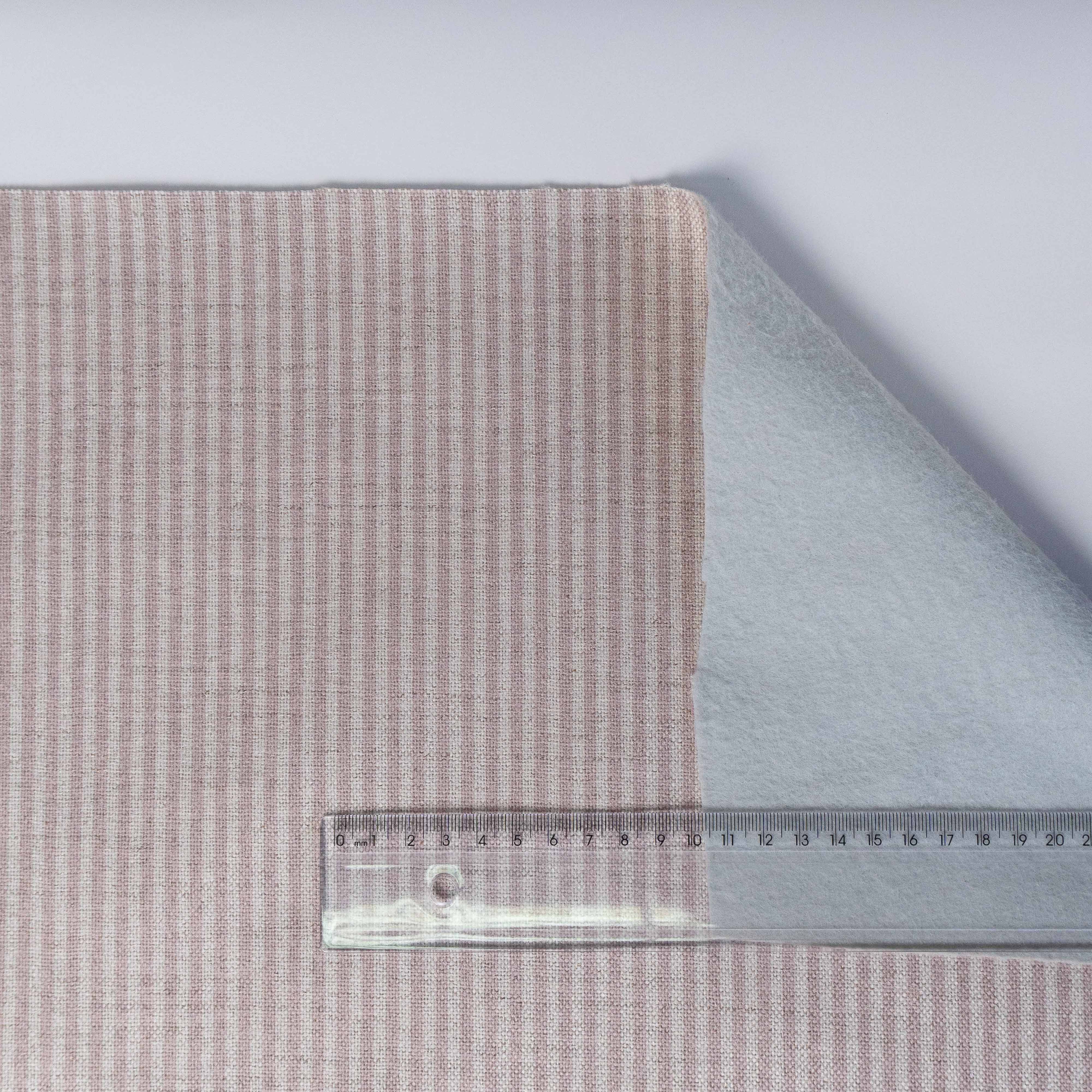 LINEN  LISTRA FINA ROSA D01 C07